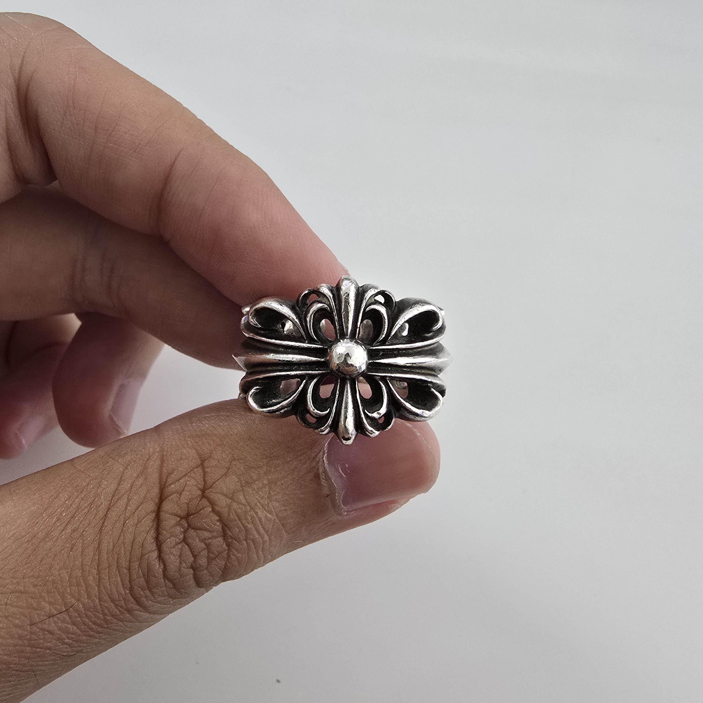 Chrome Hearts Double Floral Ring