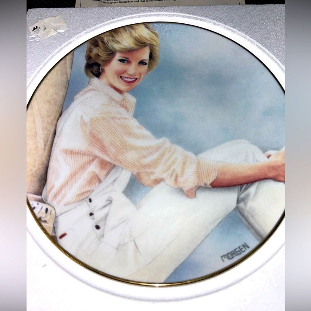 Danner Princess Diana Limited Edition Collectors Plate 1988 Size ONE SIZE - 1 Thumbnail