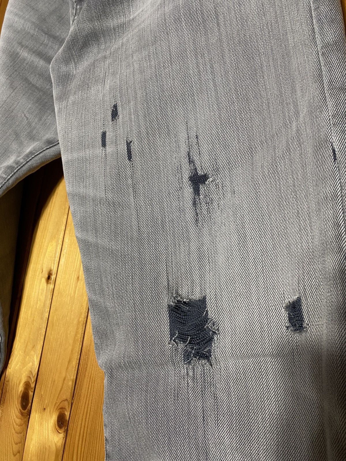 Emporio Armani Armani jeans distressed metal logo on back Y2K vintage 90s Size US 38 / EU 54 - 6 Thumbnail