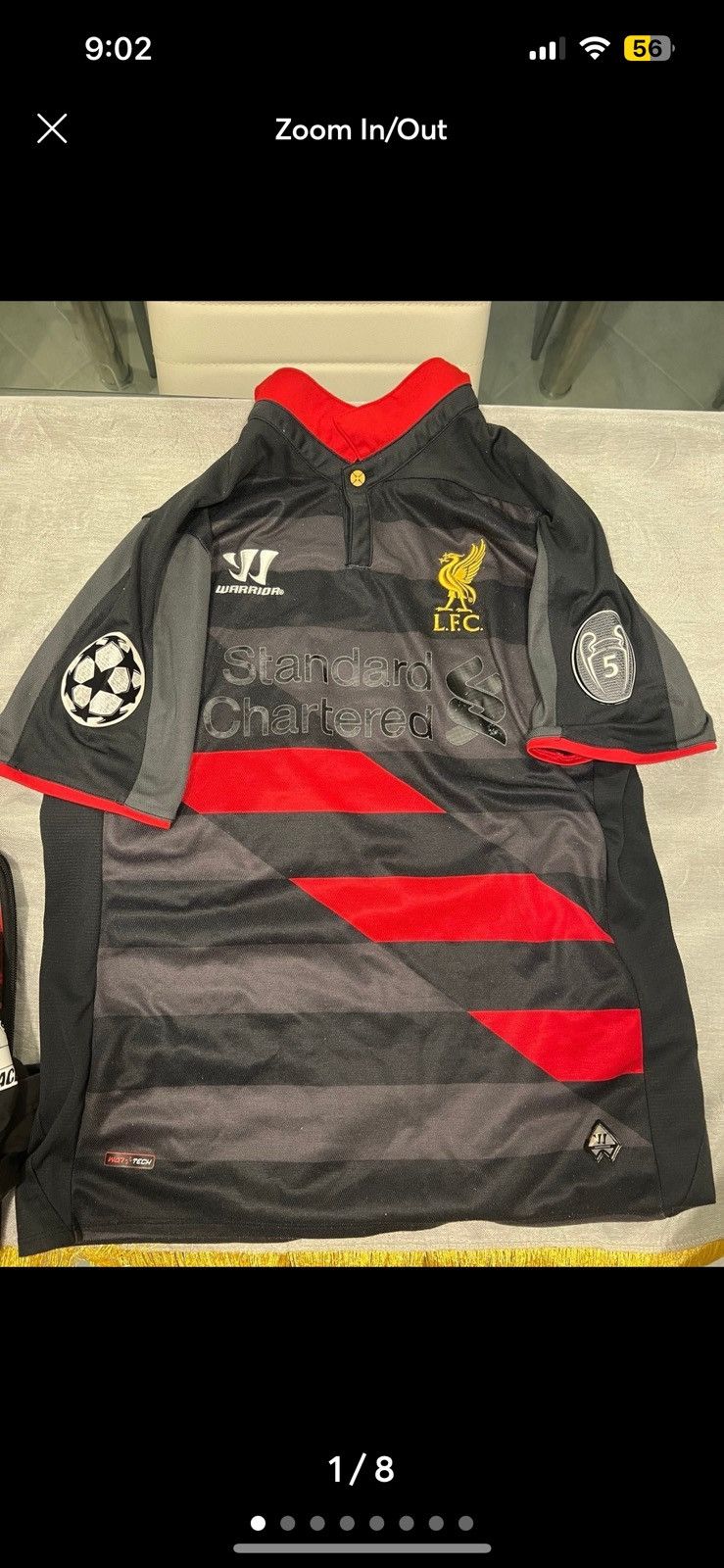 Liverpool Coutinho Warrior Rare Third Kit used