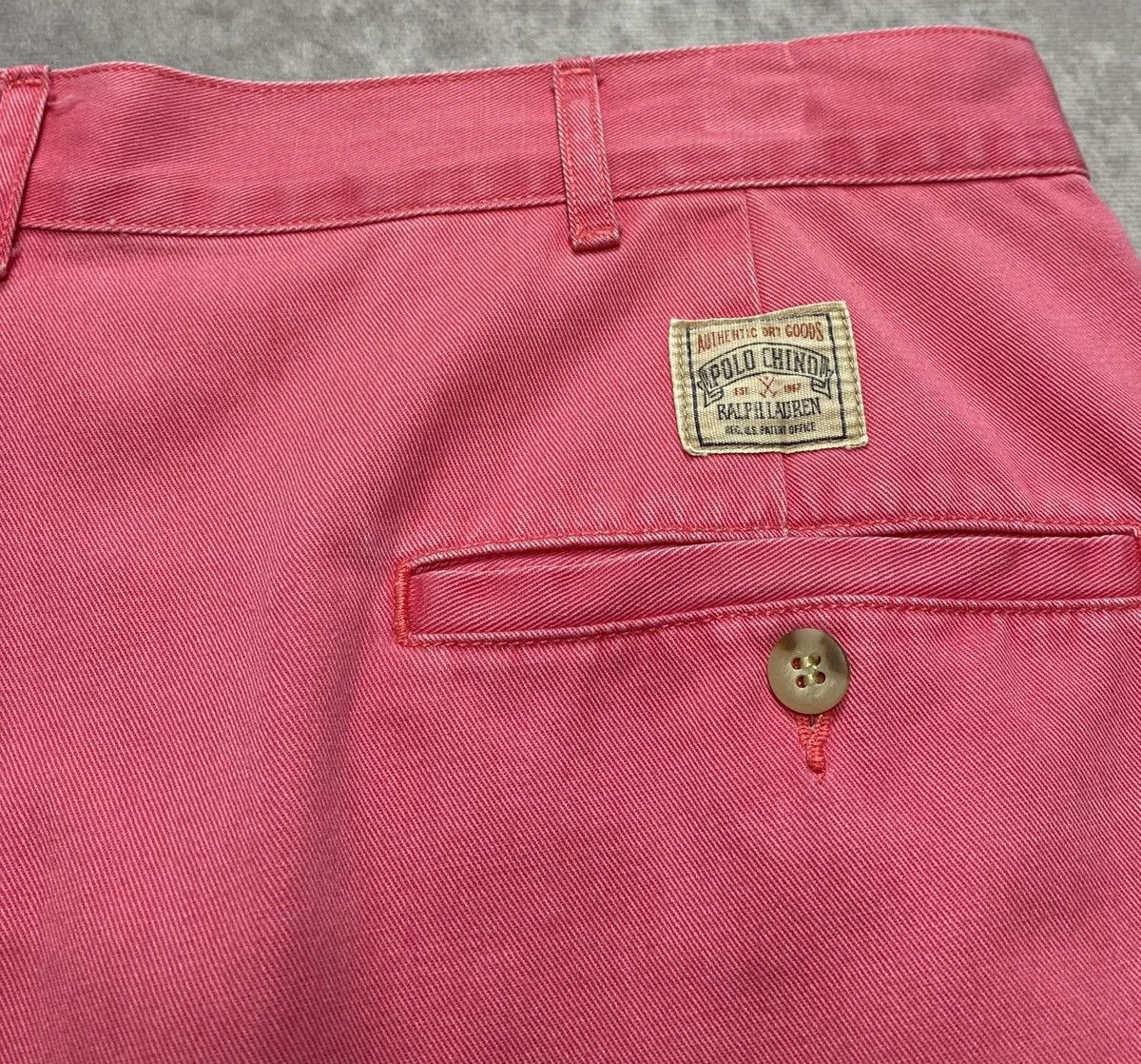 Polo Ralph Lauren 90’s Vintage Polo Ralph Lauren Pink Chino Shorts Size US 36 / EU 52 - 4 Thumbnail