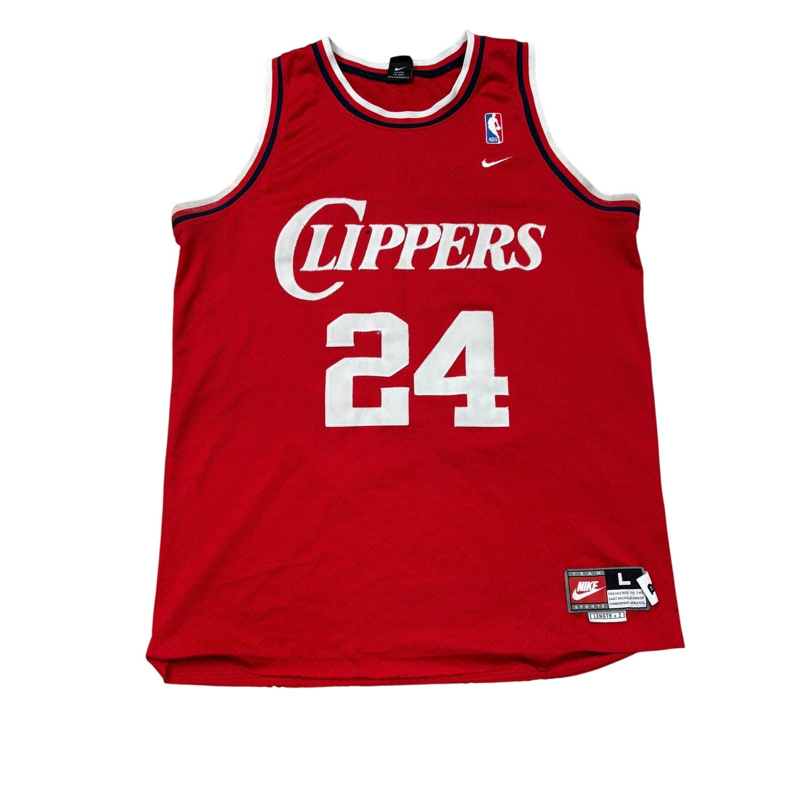 NBA × Nike × Vintage VTG LA Clippers NBA Andre Miller 24 Jersey Large +2 Nike Size US L / EU 52-54 / 3 - 1 Thumbnail