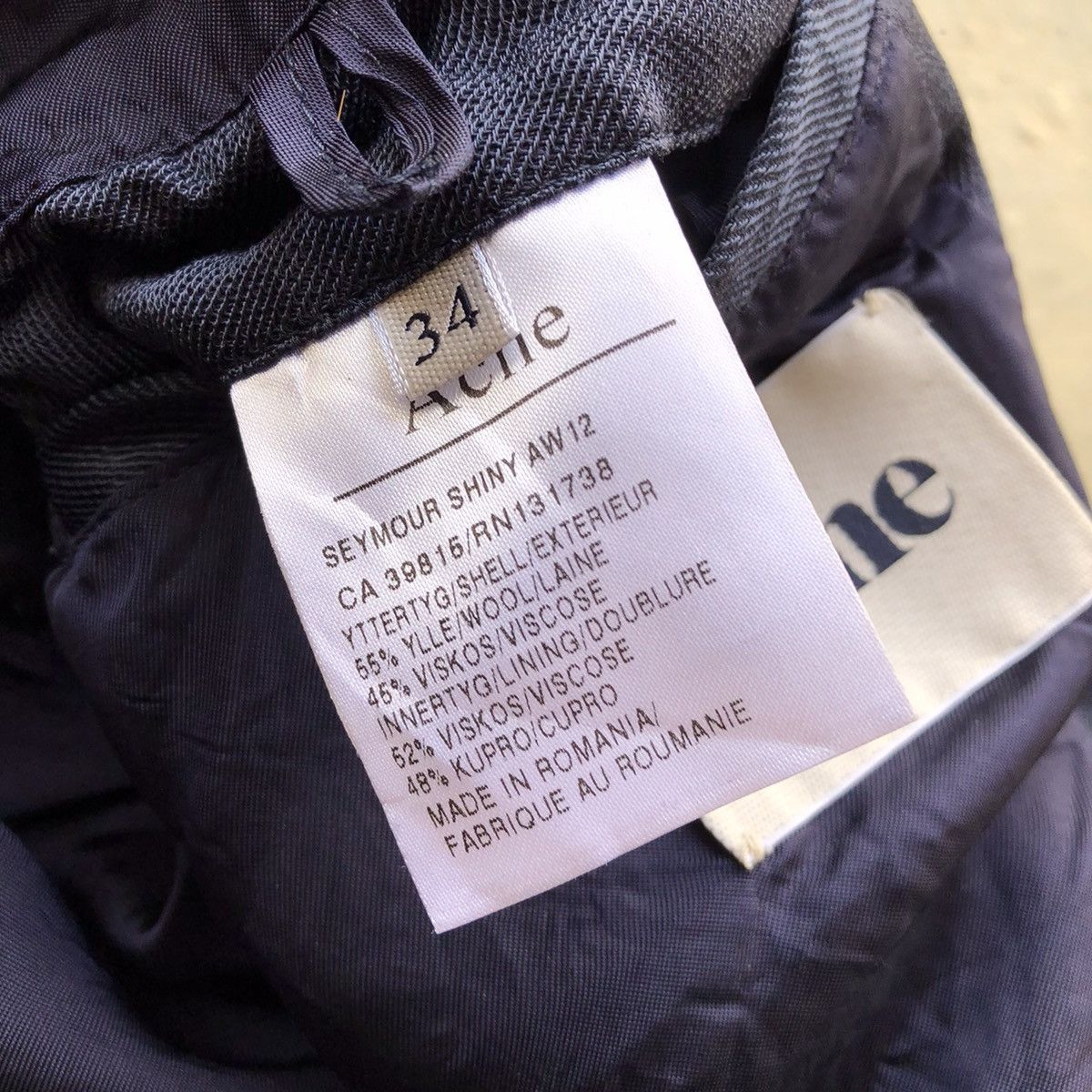 Acne Studios ACNE Formal Suit Blazer Size 40R - 8 Thumbnail