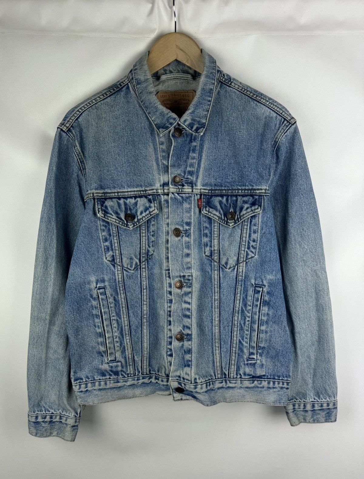 Levi's VTG 90s Levi’s Type 3 Light Blue Washed Denim Trucker Jacket Size US M / EU 48-50 / 2 - 1 Thumbnail
