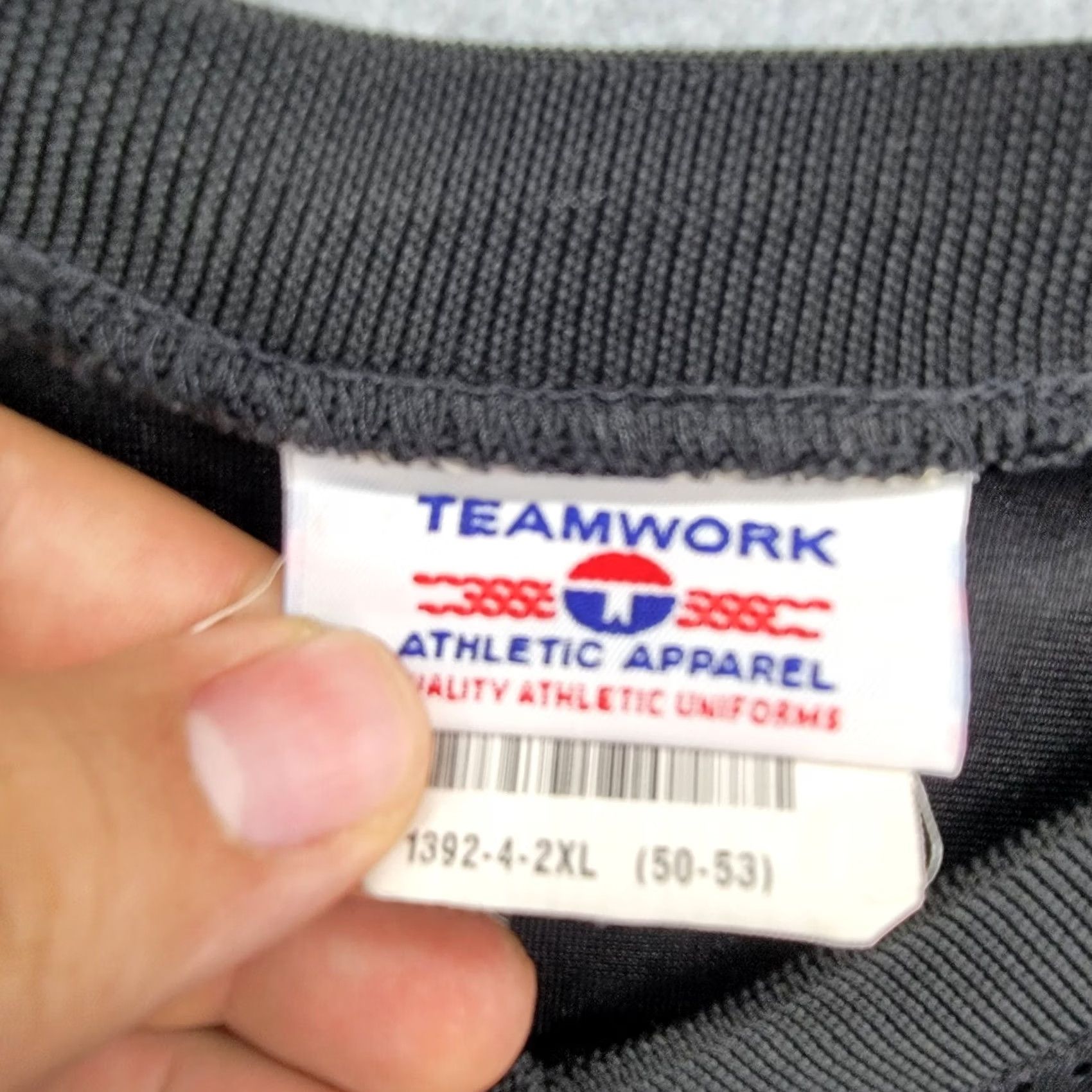 Vintage Teamwork Athletic Jersey Men's 2XL Black Football Jersey Vintage? No - but original says vintage; use vintage at start Size US XXL / EU 58 / 5 - 3 Thumbnail
