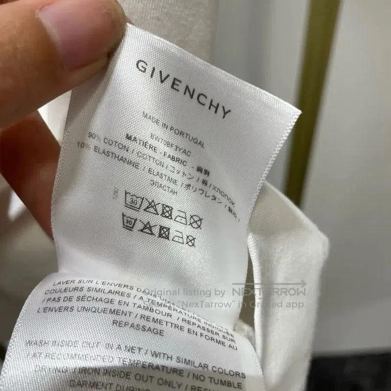 Givenchy Givenchy Women's White Cotton T-Shirt . Size L / US 10 / IT 46 - 6 Thumbnail