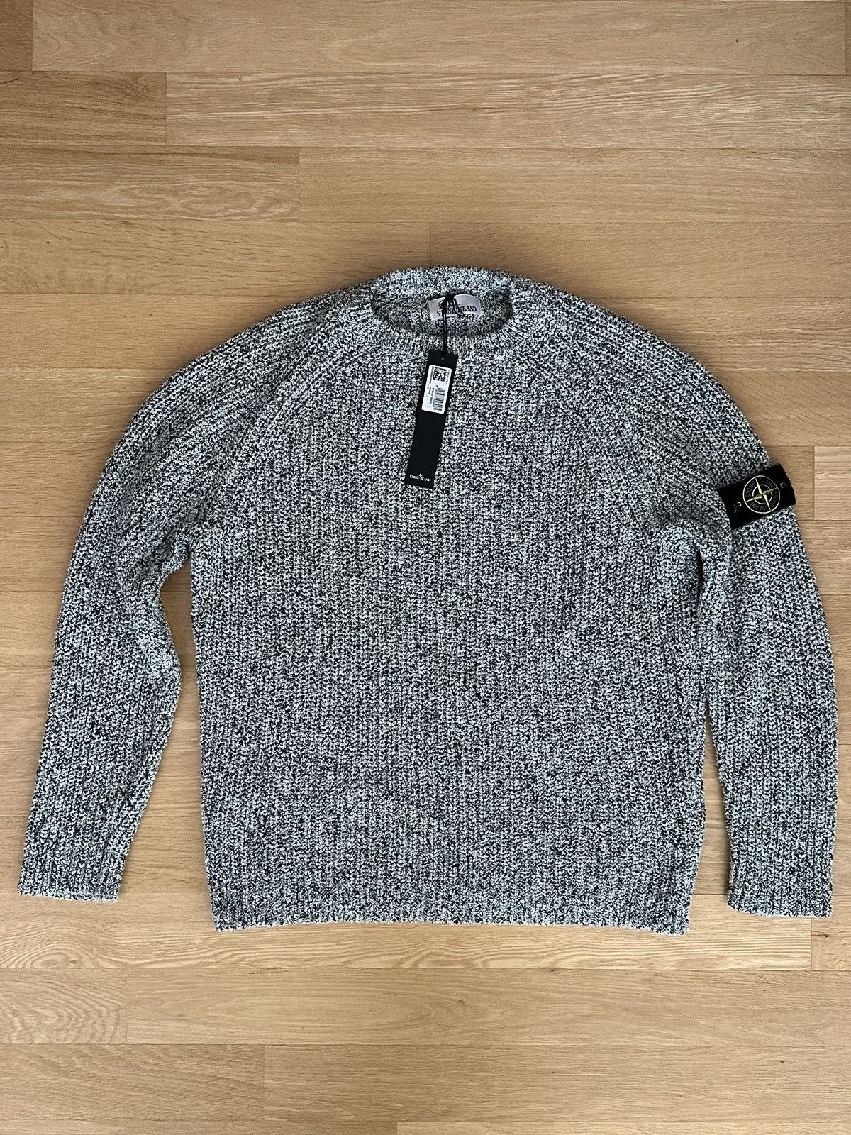 Stone Island Stone Island 531D1 LIGHT GREEN KNIT Size US XL / EU 56 / 4 - 1 Thumbnail