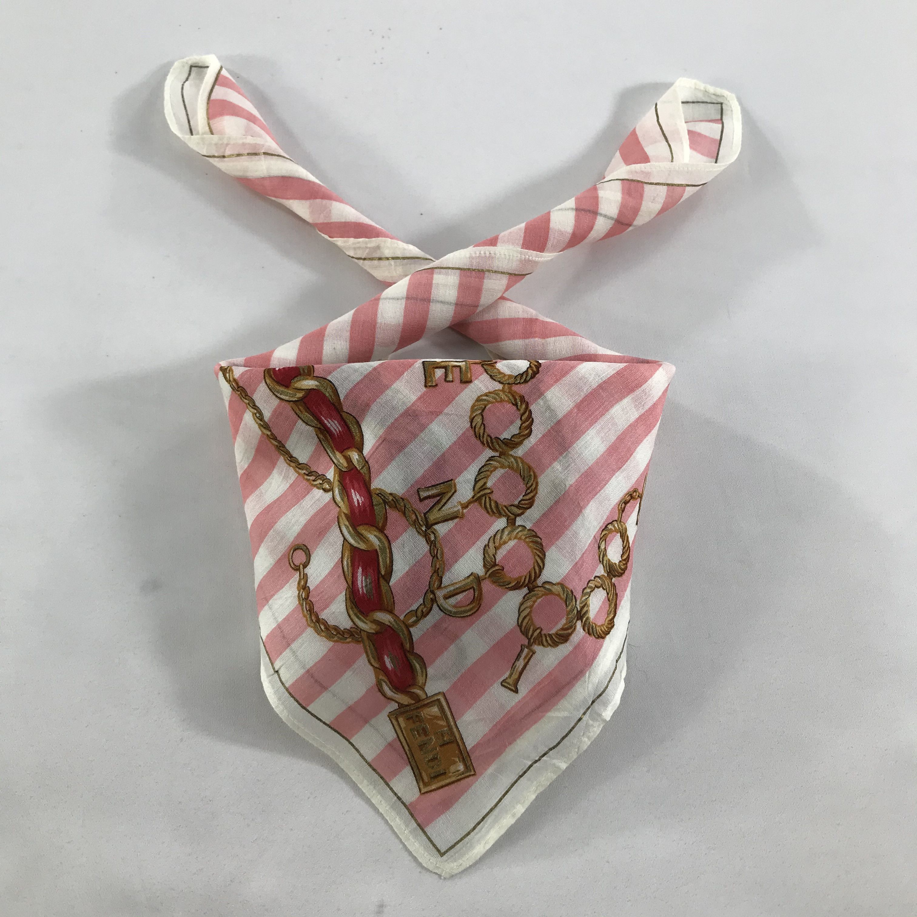Vintage Vintage Fendi Bandana / Handkerchief / Neckerchief - S1289 Size ONE SIZE - 3 Thumbnail