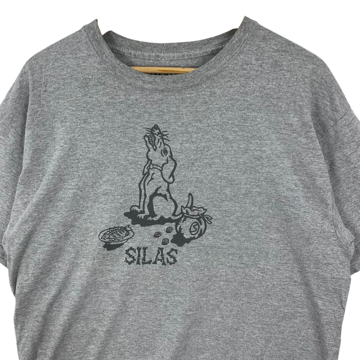Silas SILAS SKATEBOARD Howling Dog Streetwear Tee Shirt Top Modern Size US M / EU 48-50 / 2 - 5 Thumbnail
