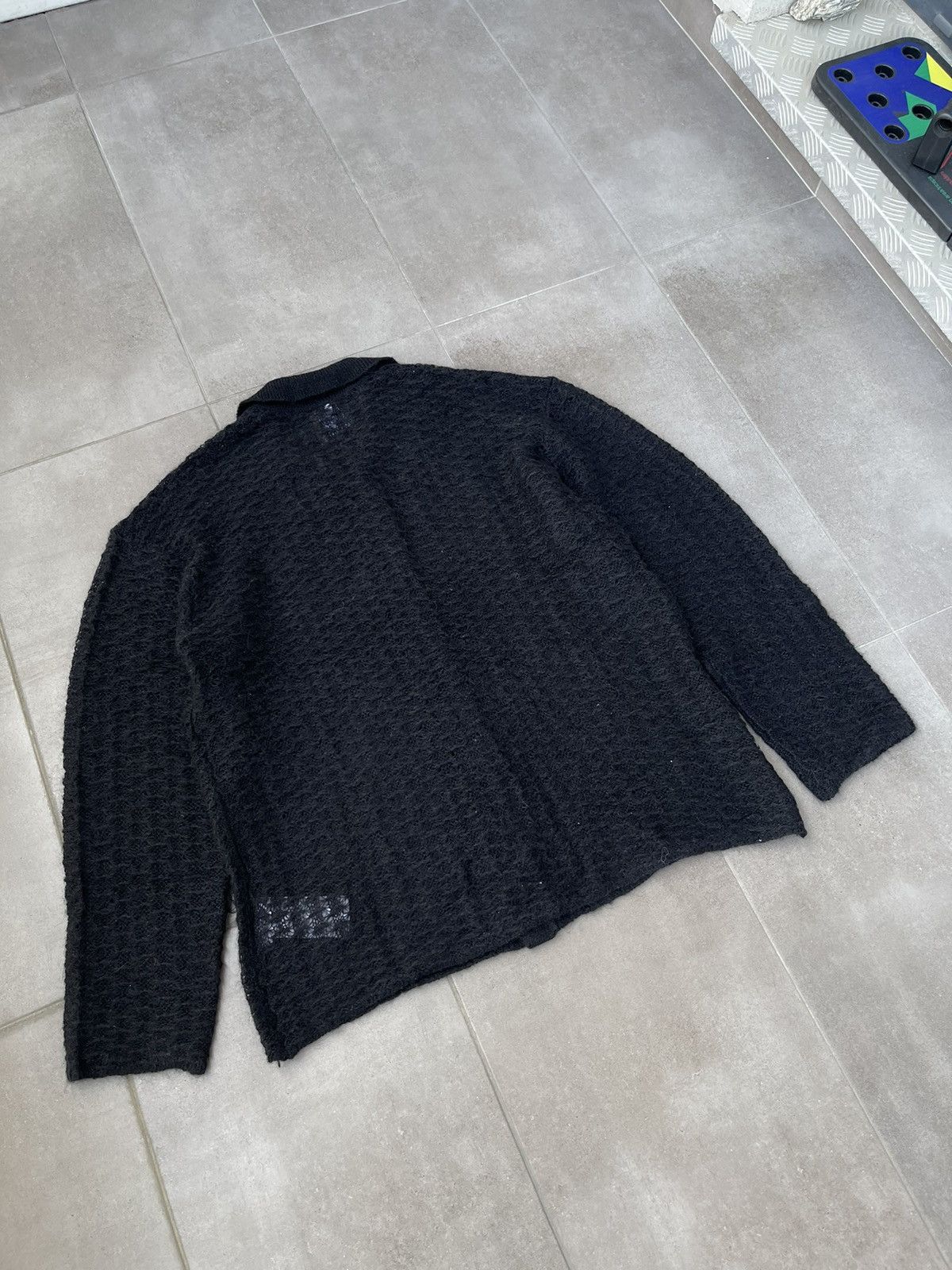 Our Legacy × Won Hundred !DS! AW23 Won Hundred Mazar LS Black Knitted Cardigan Size US M / EU 48-50 / 2 - 16 Thumbnail