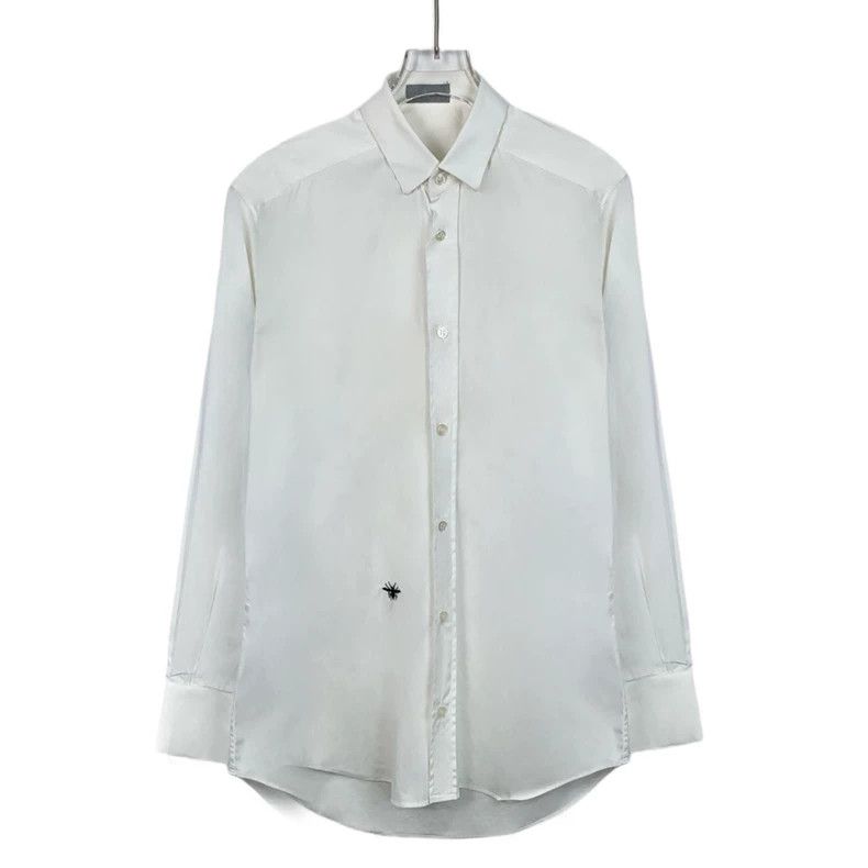 Dior Dior Size 37White bee embroidery cotton lapel long-sleeved Size US XS / EU 42 / 0 - 1 Thumbnail