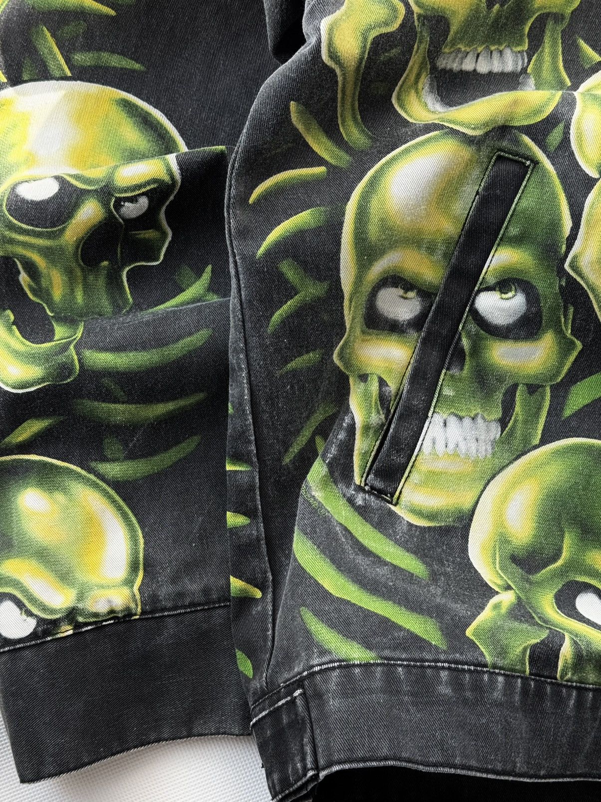 Supreme Archive Supreme Skull Pile Washed Work Jacket Affliction Size US M / EU 48-50 / 2 - 11 Thumbnail