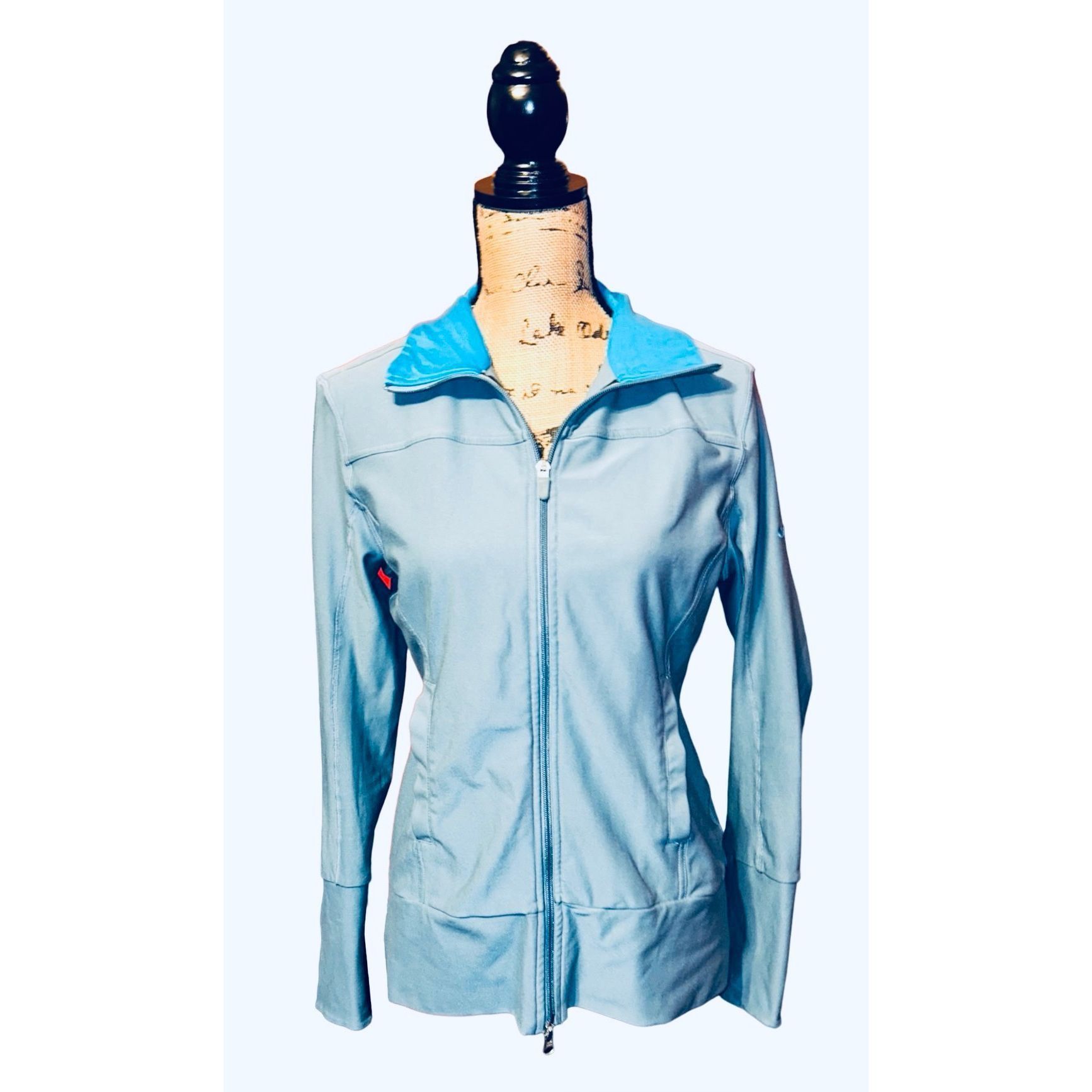Nike Nike Fit Dry Full Zip Jacket Womens Size Medium Blue Stretch Size M / US 6-8 / IT 42-44 - 1 Thumbnail