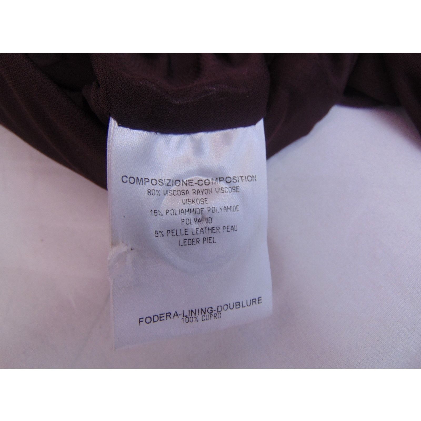 Gucci GUCCI BURGUNDY VISCOSE LEATHER BELTED BUCKLES DRESS 40 IT Size S / US 4 / IT 40 - 9 Thumbnail