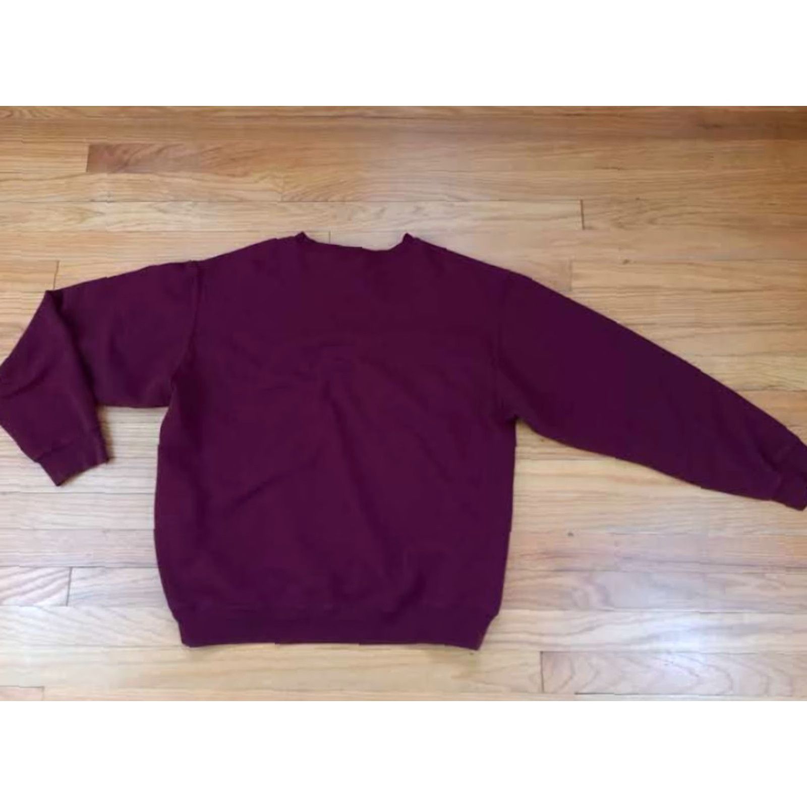 Port & Company Cleveland Cityscape Print 2010 Chris Deighan Art Sweatshirt Port&Company L Burgundy Long Sleeve Pullover Men Graphic Print Cotton Blend Size US L / EU 52-54 / 3 - 4 Thumbnail
