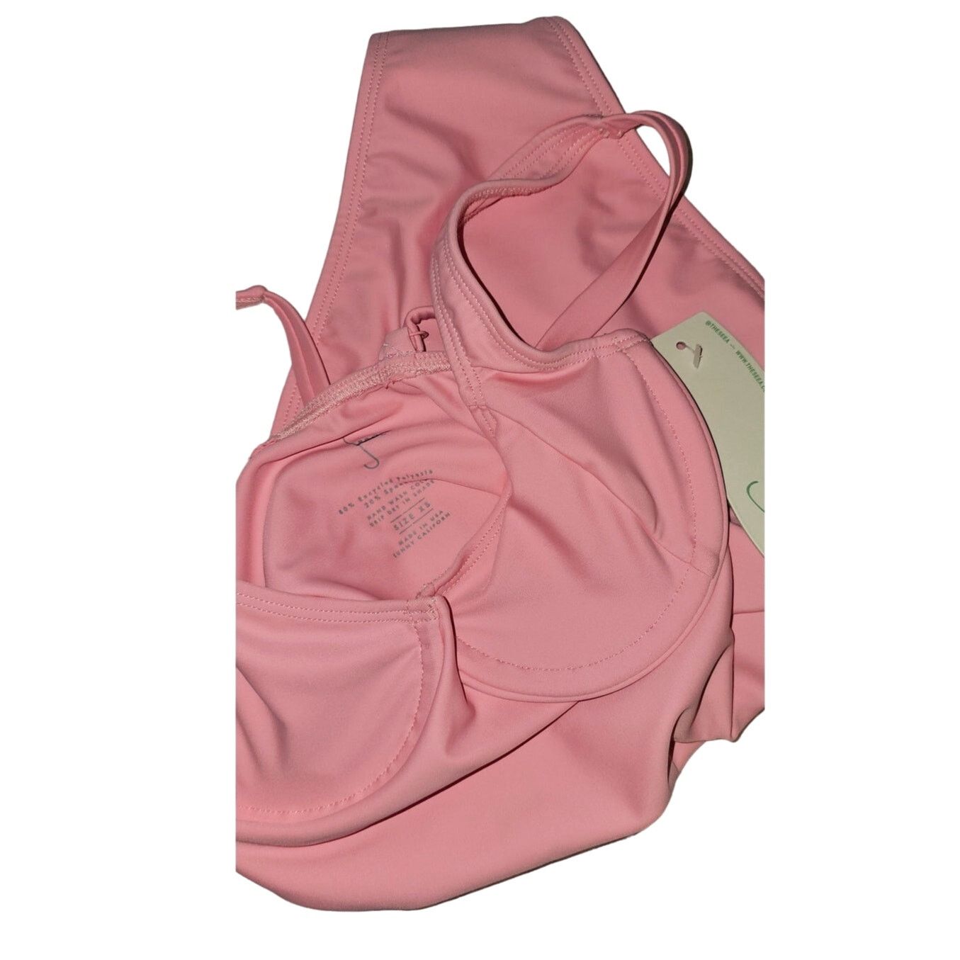 Free People New Seea Ginger One Piece Swimsuit $145 X-Small Pink Size XS / US 0-2 / IT 36-38 - 6 Thumbnail