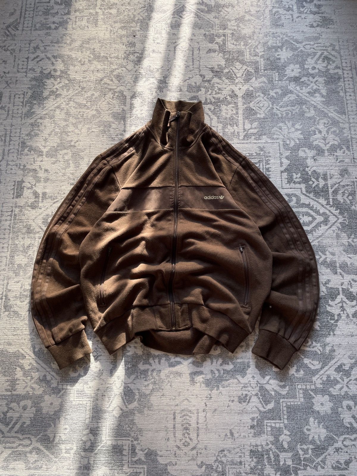 Brown Vintage Adidas Jacket | Grailed