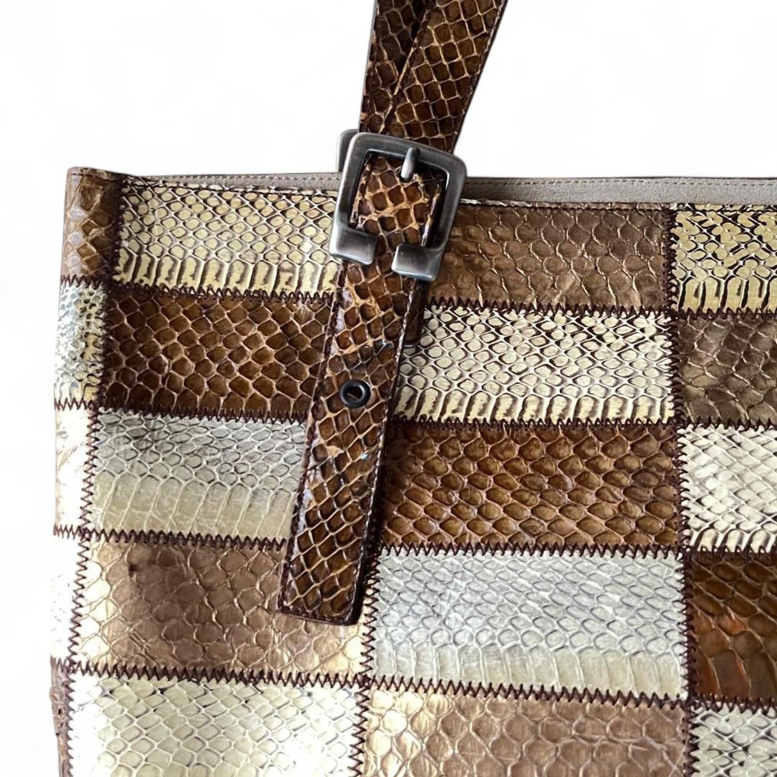 Miu Miu Miu Miu - Patchwork Leather Tote Bag Size ONE SIZE - 6 Thumbnail