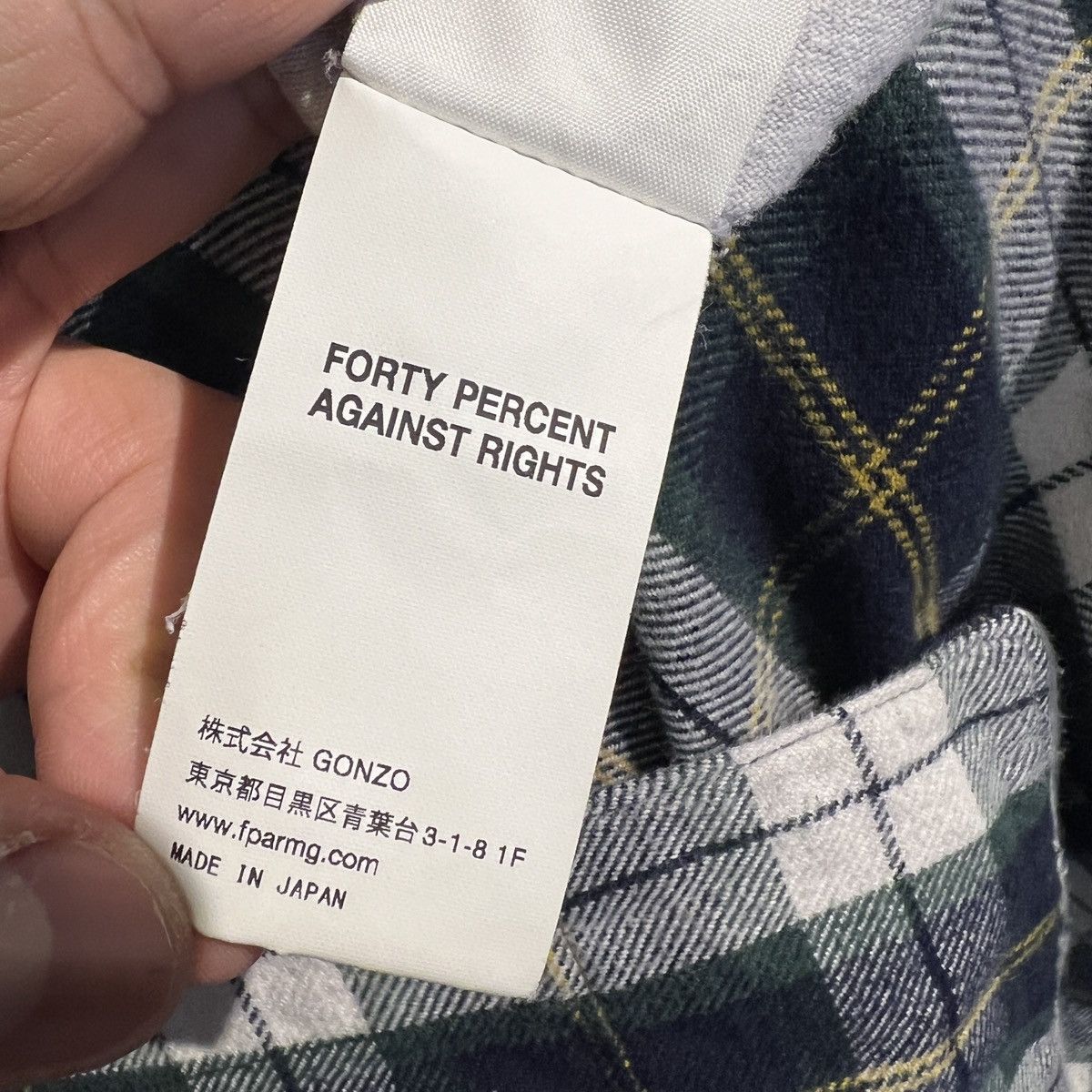 Other Vintage 00s FORTY PERCENT AGAINST RIGHTS Long Sleeve Tee Size US M / EU 48-50 / 2 - 9 Thumbnail