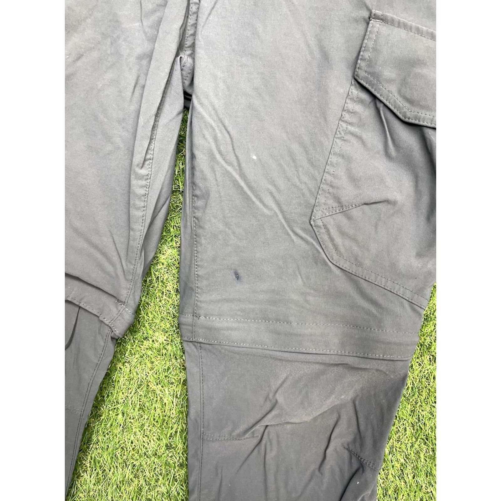 Eddie Bauer Eddie Bauer Travex Pants Mens 34x32 Nylon Rip Stop Grey Hike Convertible Chino Regular Straight Pocket Size US 34 / EU 50 - 5 Thumbnail