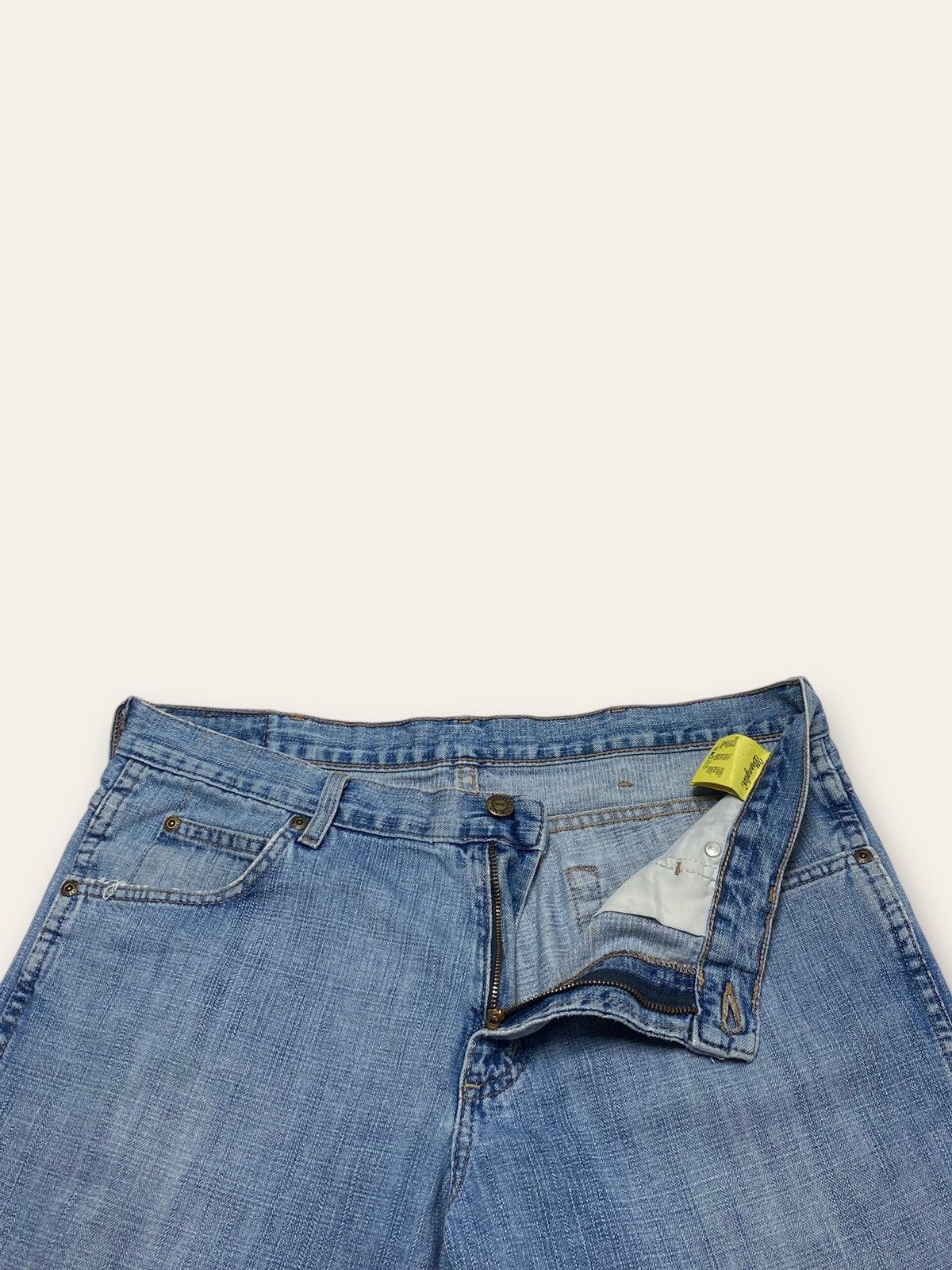 Jean Vintage WRANGLER Bootcut Light Blue Denim Jeans W35 L31 Size US 35 - 6 Thumbnail