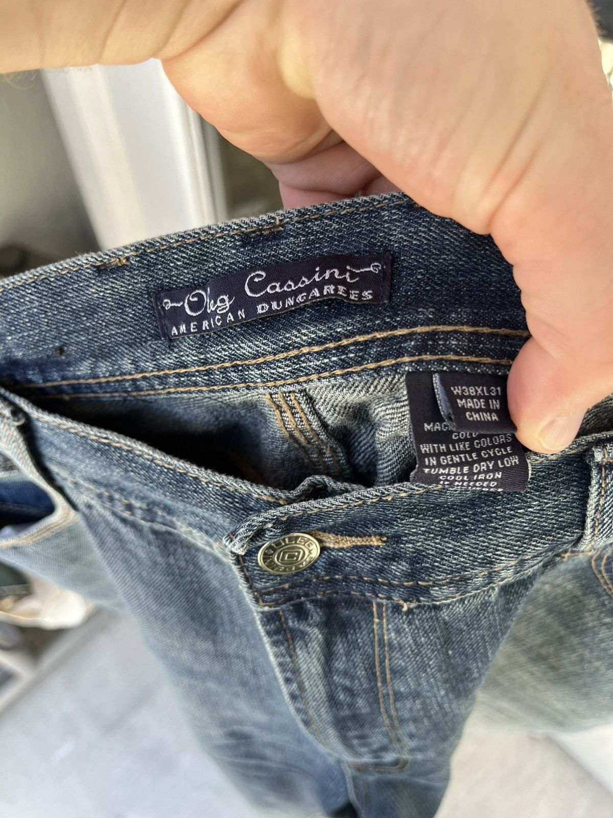 Oleg Cassini Nice baggy vintage style American high quality 38x31 jeans Size US 38 / EU 54 - 5 Thumbnail