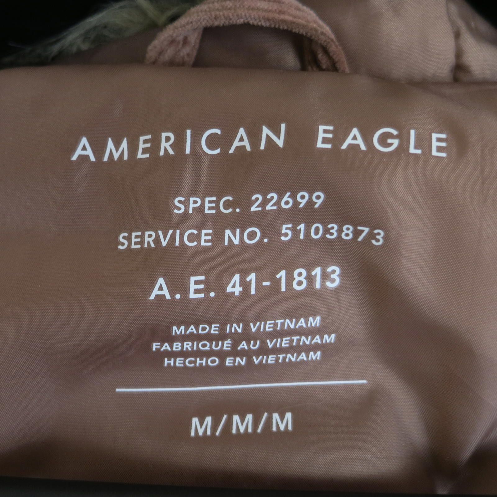 Unknown London Women's M American Eagle Corduroy Parka with Faux Fur Hood Size M / US 6-8 / IT 42-44 - 5 Thumbnail