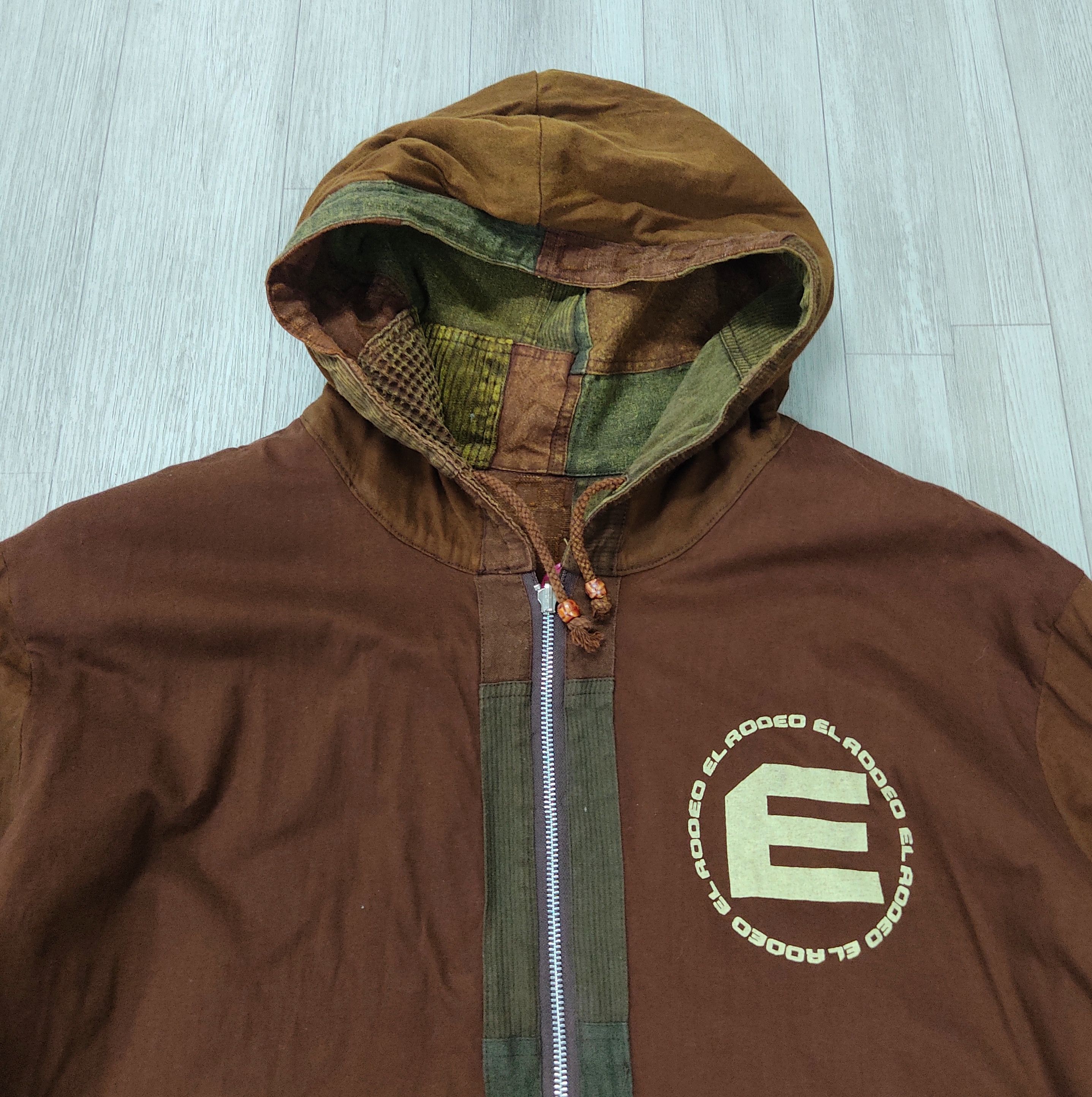 Japanese Brand EL RODEO Patchwork Kapital Inspired Parka Jacket Size US XXL / EU 58 / 5 - 9 Thumbnail