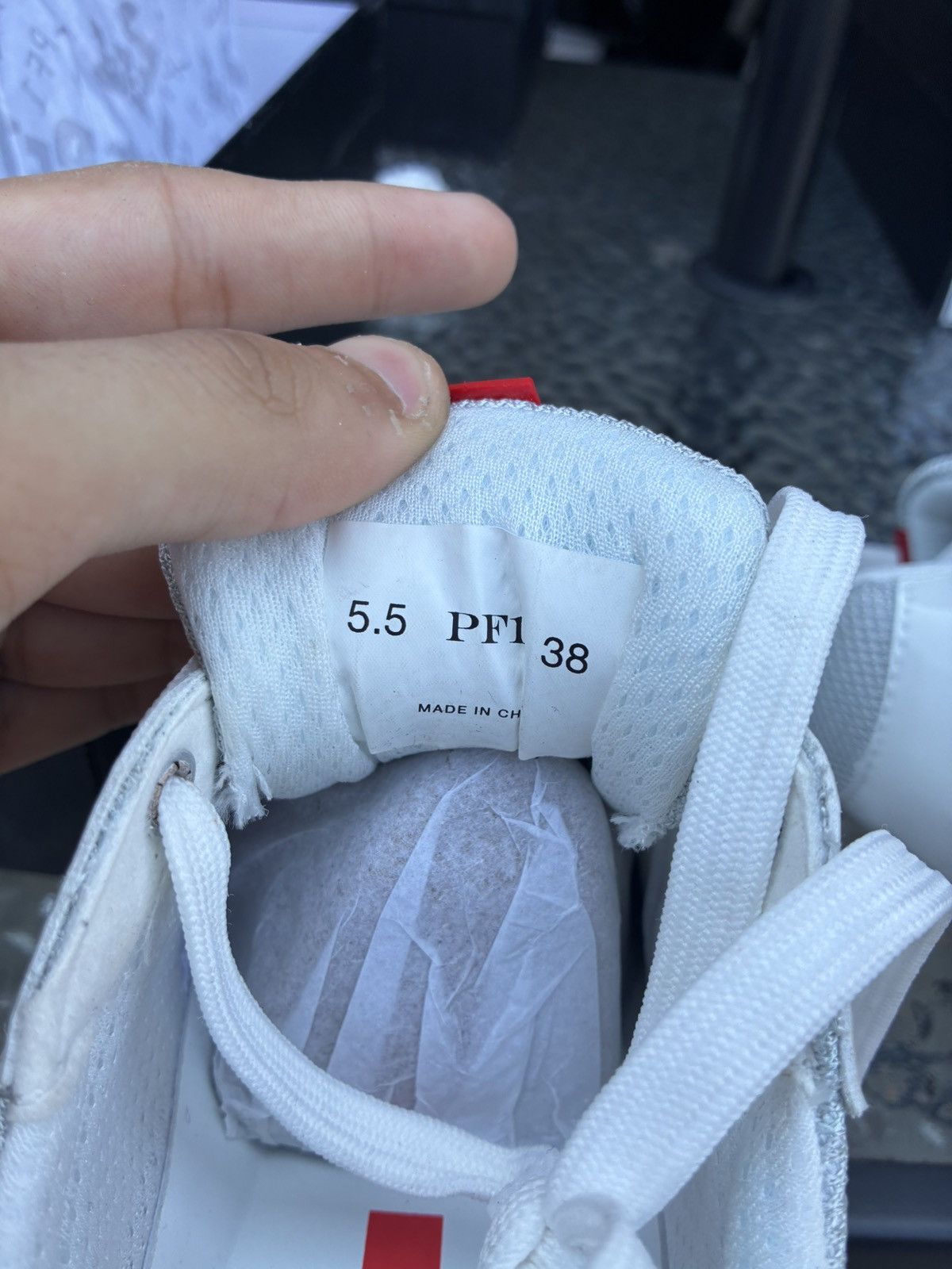 Imran Potato IMRAN POTATO PF1 WHITE PRADA Size US 5.5 / EU 38 - 6 Thumbnail