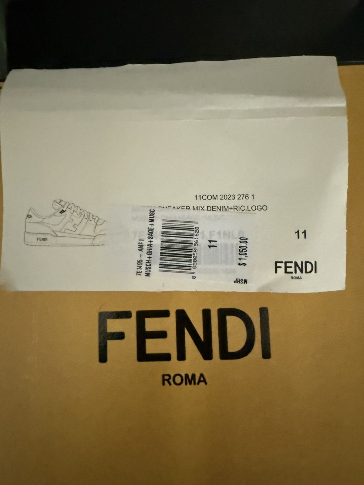Fendi Fendi Match Sneaker Size US 11.5 / EU 44-45 - 10 Thumbnail