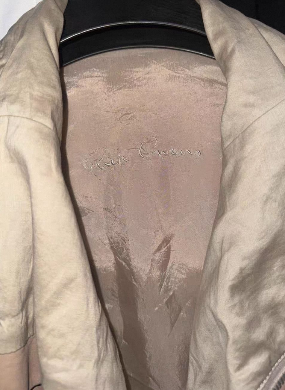 Rick Owens Rick Owens Lambskin Swallowtail Turtleneck Jacket Size XXS / US 00 / IT 34 - 4 Thumbnail