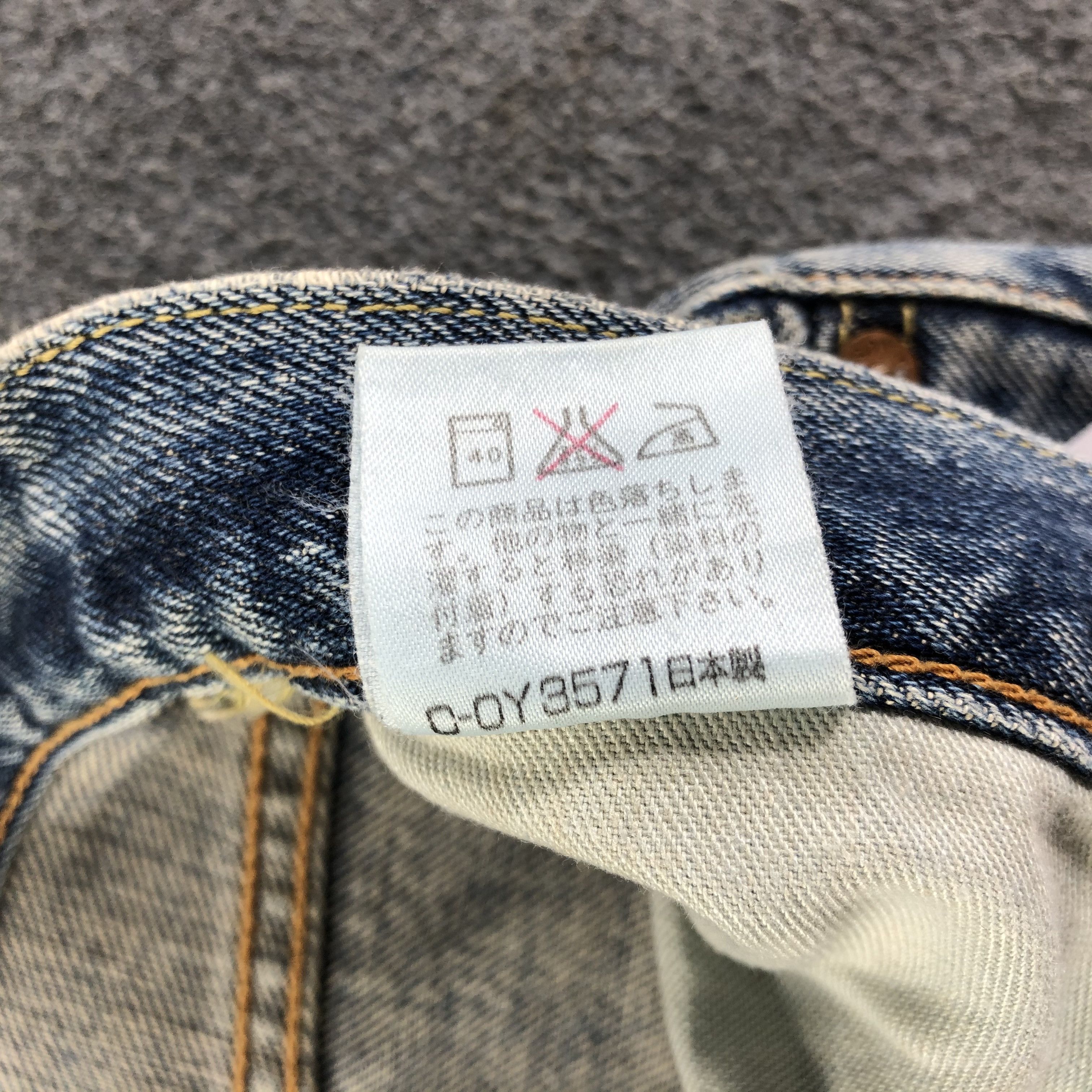 Japanese Brand Vintage Bobson Selvedge Jeans Faded Blue Denim -J2834 Size US 26 / EU 42 - 9 Thumbnail