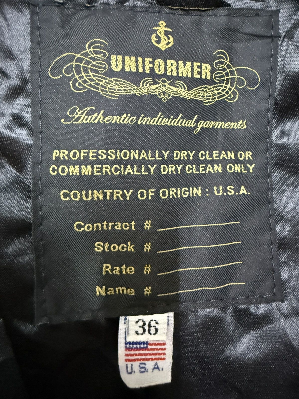 Vintage Vintage Uniformer Authentic Indvidual Garment Wool Peacoat Size US S / EU 44-46 / 1 - 9 Thumbnail