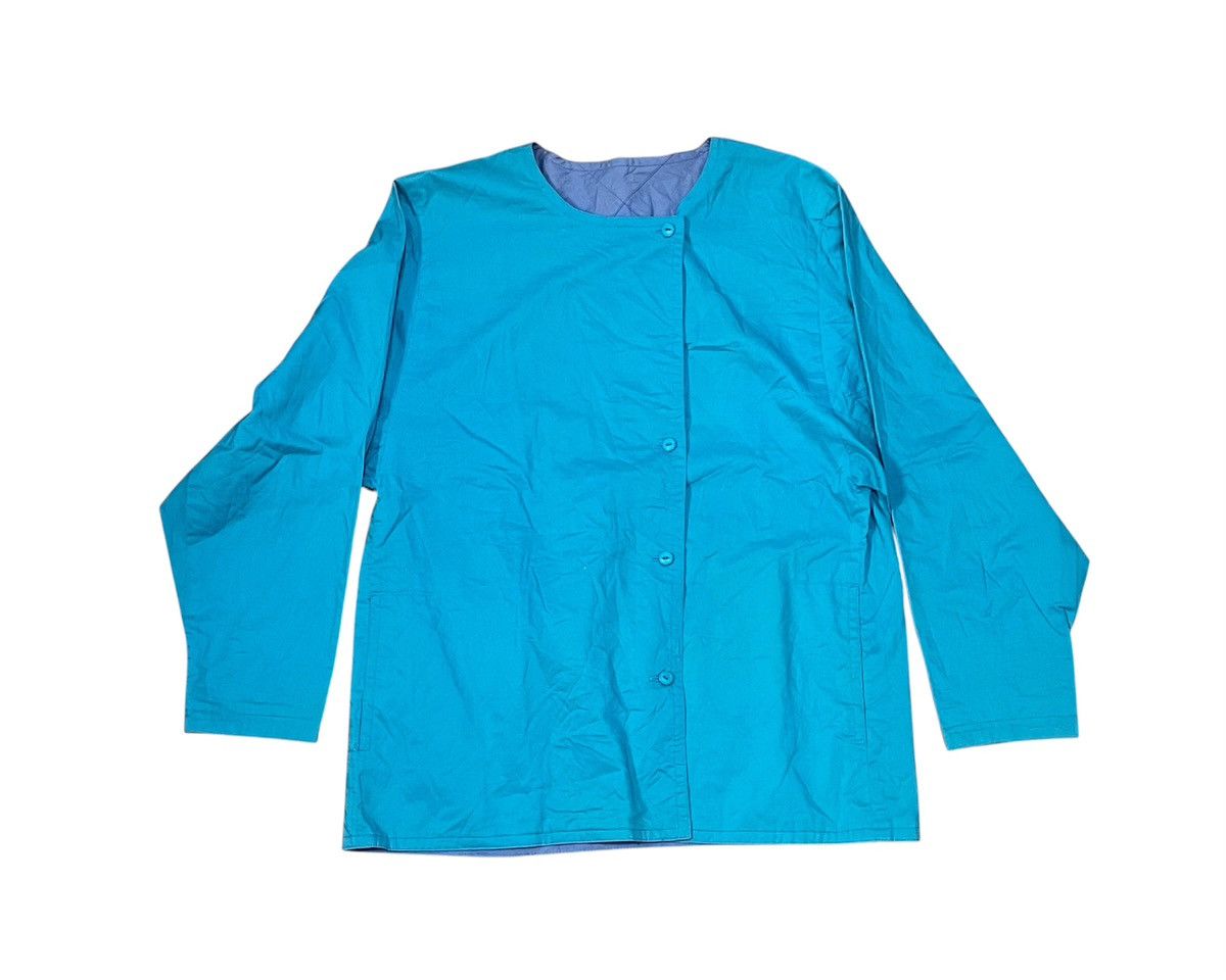 Issey Miyake Vintage issey miyake collarless blue jacket Size US S / EU 44-46 / 1 - 1 Thumbnail