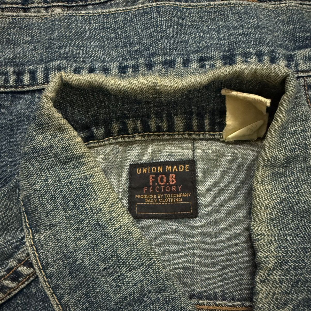 FOB Factory Vintage Fob Factory Union Made Denim Trucker Jacket Size US M / EU 48-50 / 2 - 9 Thumbnail