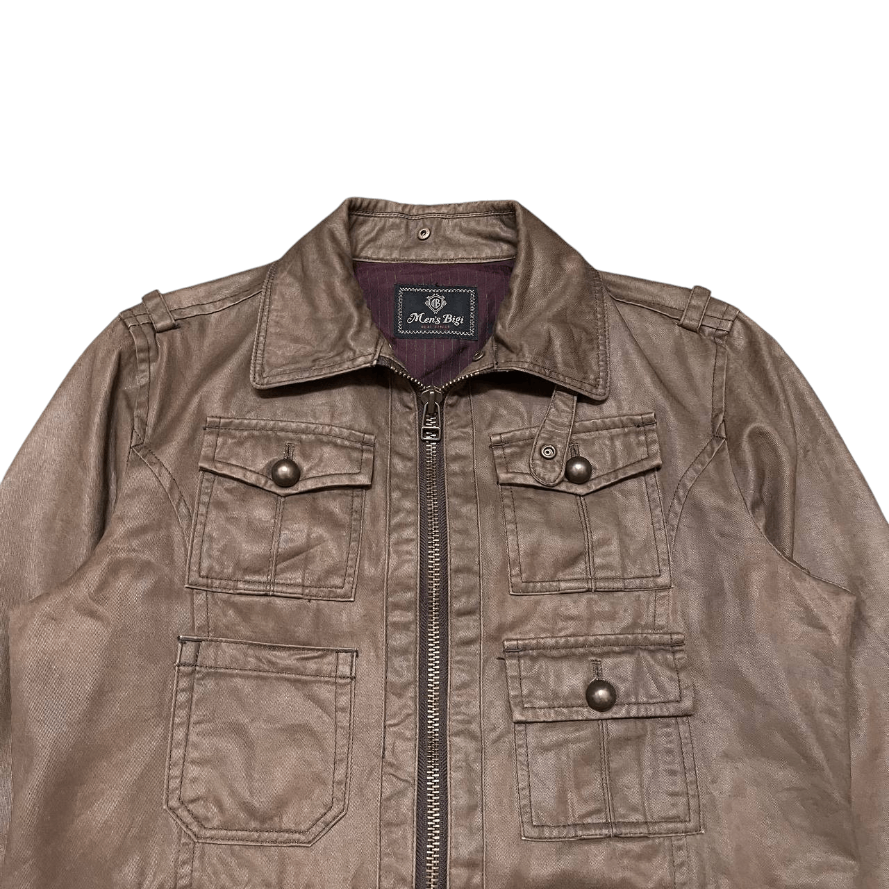 BIGI Vintage Men's Bigi Muti Pocket Zipper Jacket Size US S / EU 44-46 / 1 - 2 Thumbnail