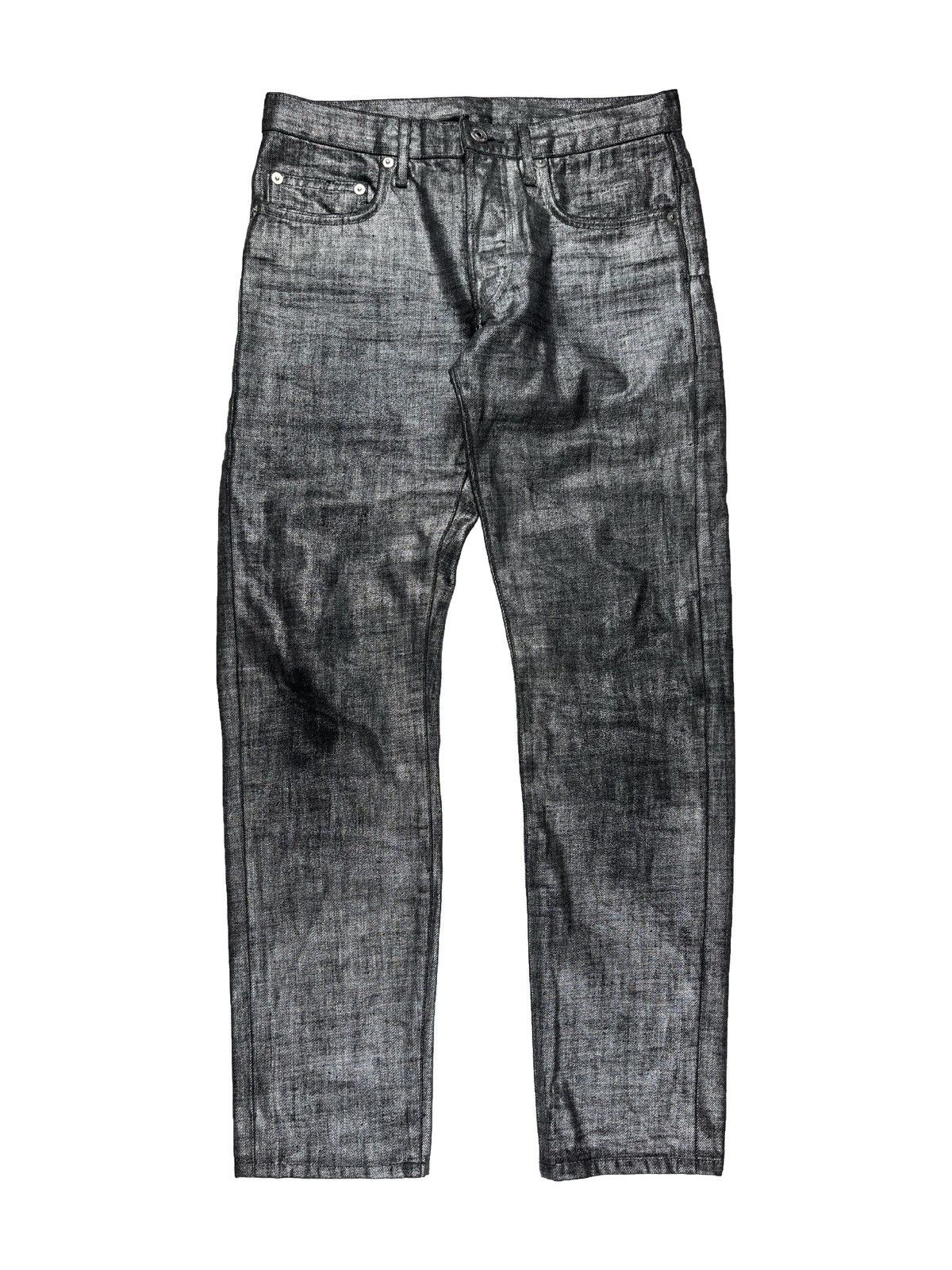 08AW dior homme Silver skinny denim pant
