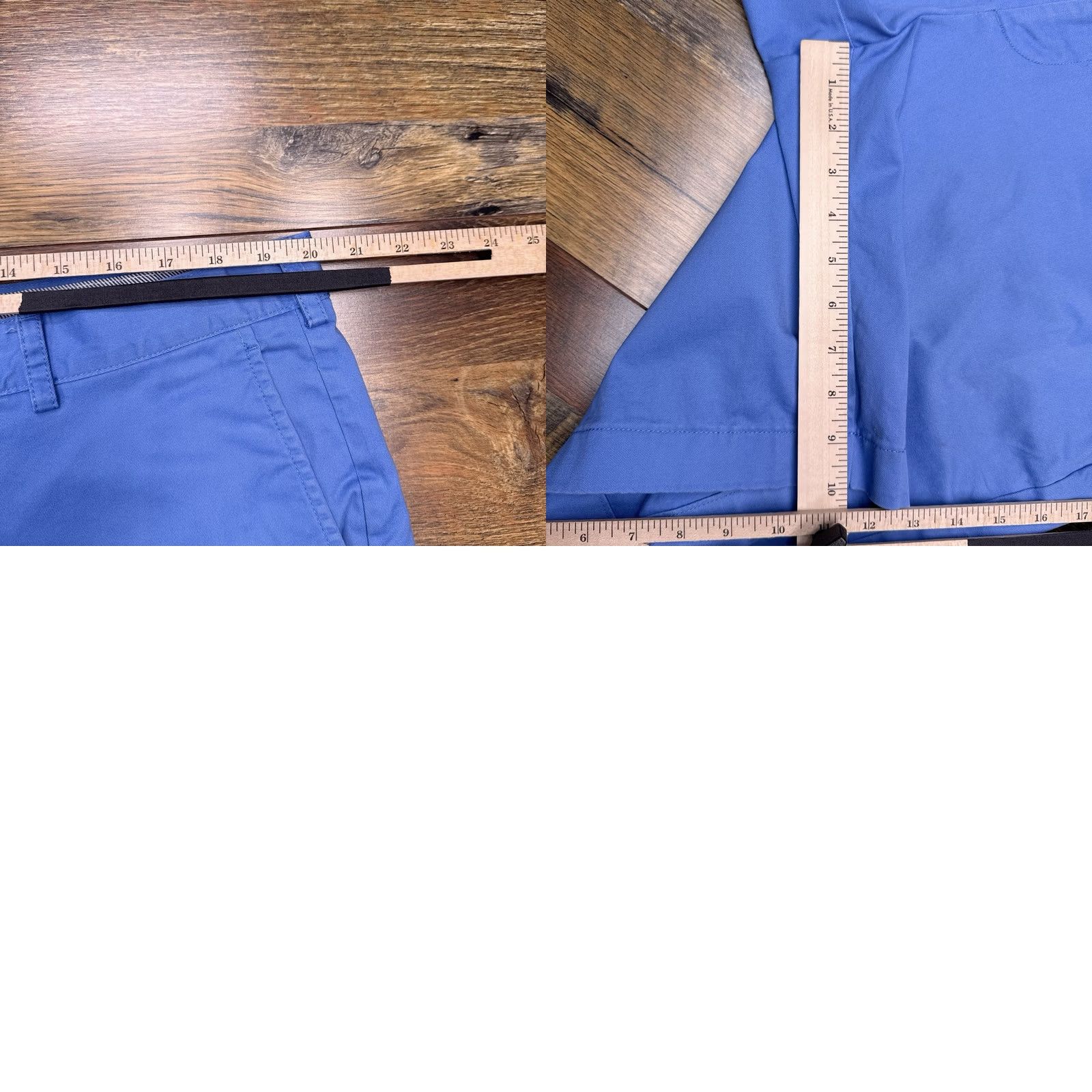 Brooks Brothers Brooks Brothers Chino Shorts Mens 40 Blue Mid Rise Stretch Twill 40 Regular Sl at Front Pocket Womens/Mens Size US 40 / EU 56 - 8 Thumbnail