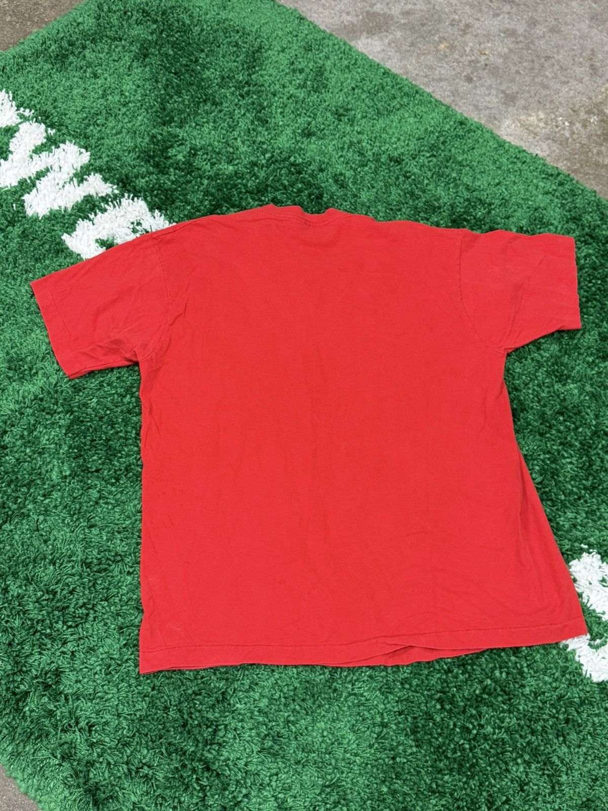 Fruit Of The Loom Vintage Made in USA Fruit Of Loom Red Blank Tee 2XL XXL Size US XXL / EU 58 / 5 - 5 Thumbnail