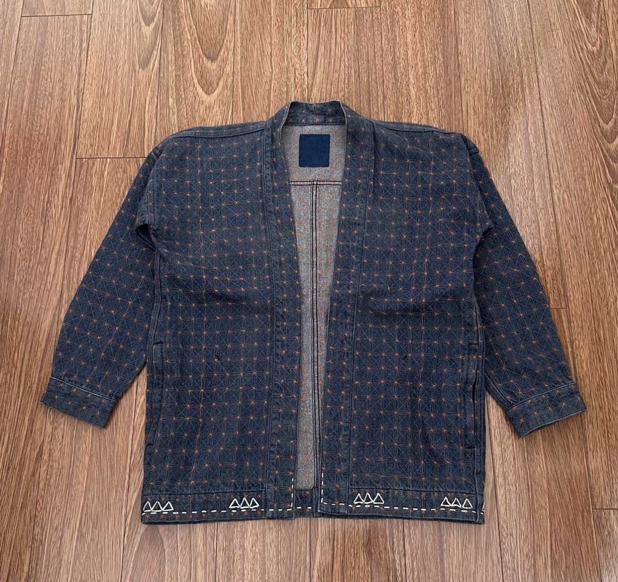 Visvim VISVIM ICT SASHIKO SANJURO KIMONO JKT Size US S / EU 44-46 / 1 - 1 Thumbnail