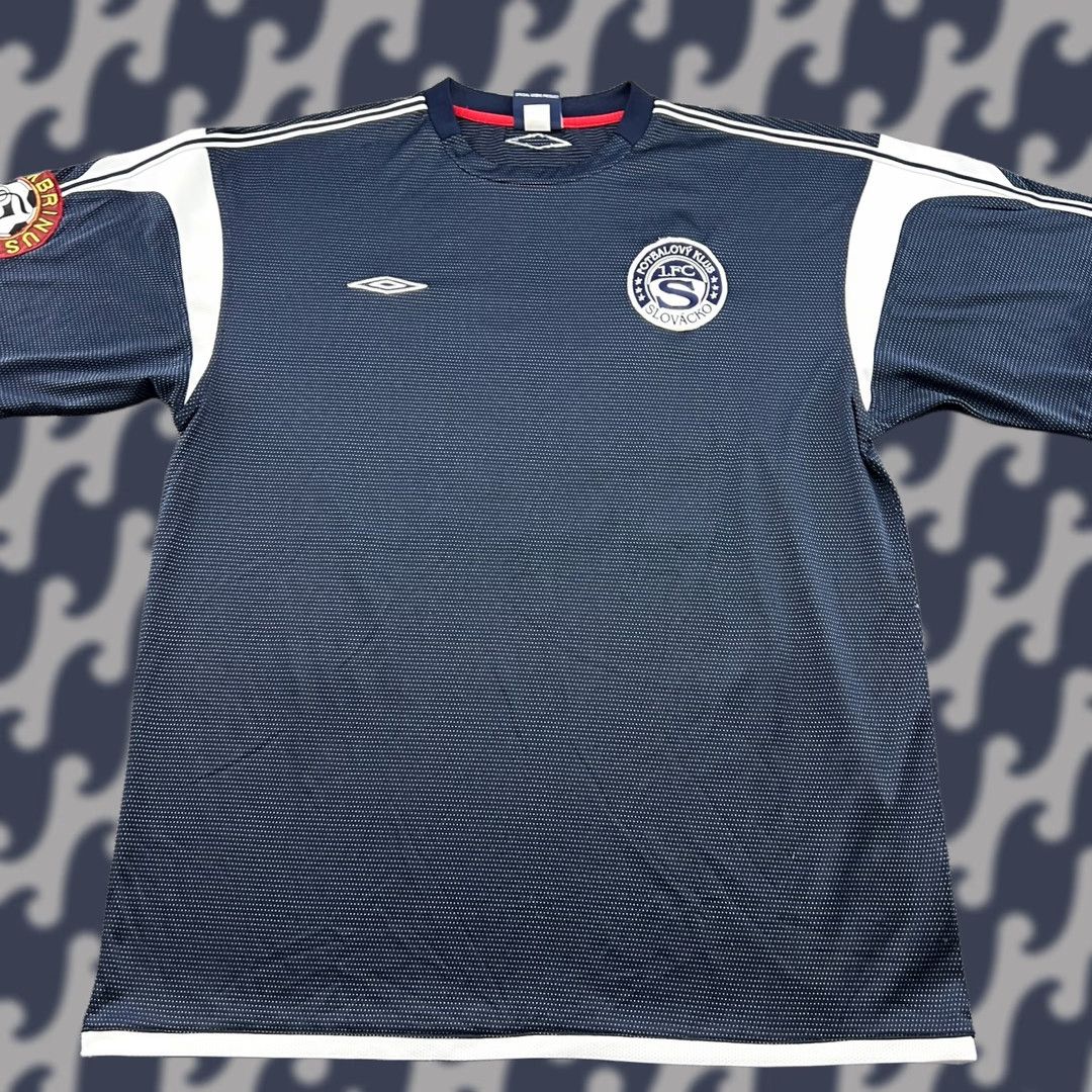 Umbro Umbro FC Slovacko 2005 2006 Away Lysoněk #25 Football Jersey Shirt XL Blue Mens Regular Slim Athletic Quick Dry Bournemouth?? Size US XL / EU 56 / 4 - 1 Thumbnail