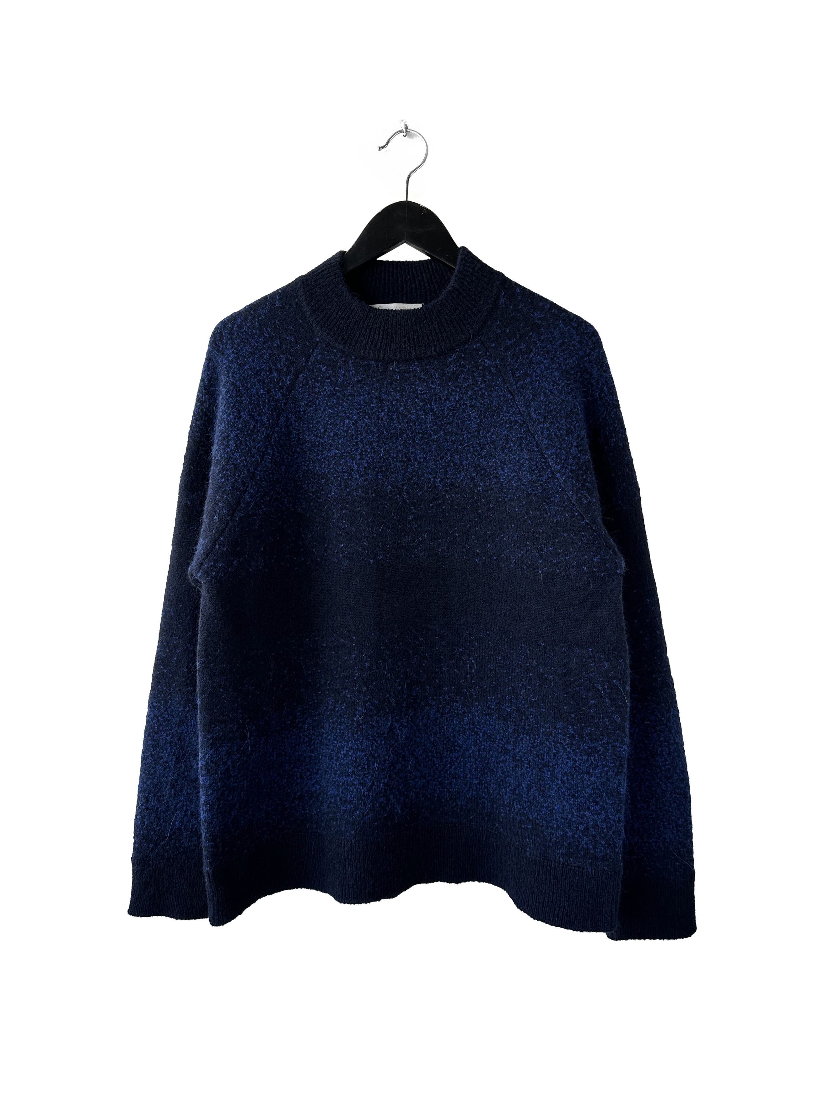 Wood Wood Wood Wood navy frej gradient wool sweater Size US M / EU 48-50 / 2 - 1 Thumbnail