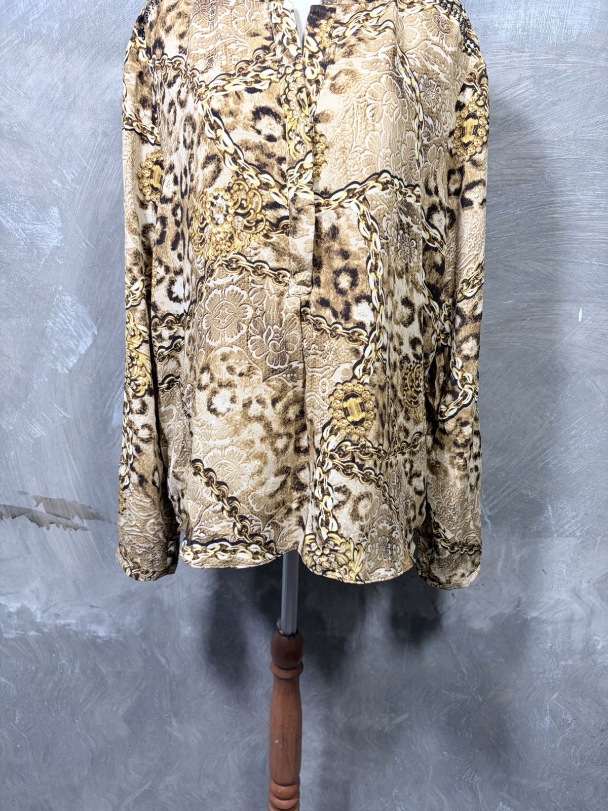 Jennifer Lopez Jennifer Lopez Women Half Button Up Shirt Size XL / US 12-14 / IT 48-50 - 3 Thumbnail