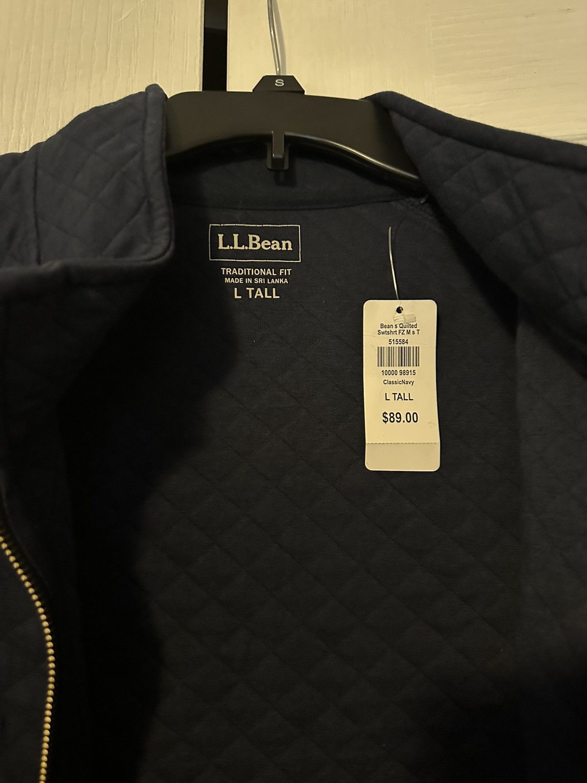 L.L. Bean L.L.Bean Quilted Zip Up Jacket / Sweatshirt Size US L / EU 52-54 / 3 - 3 Thumbnail