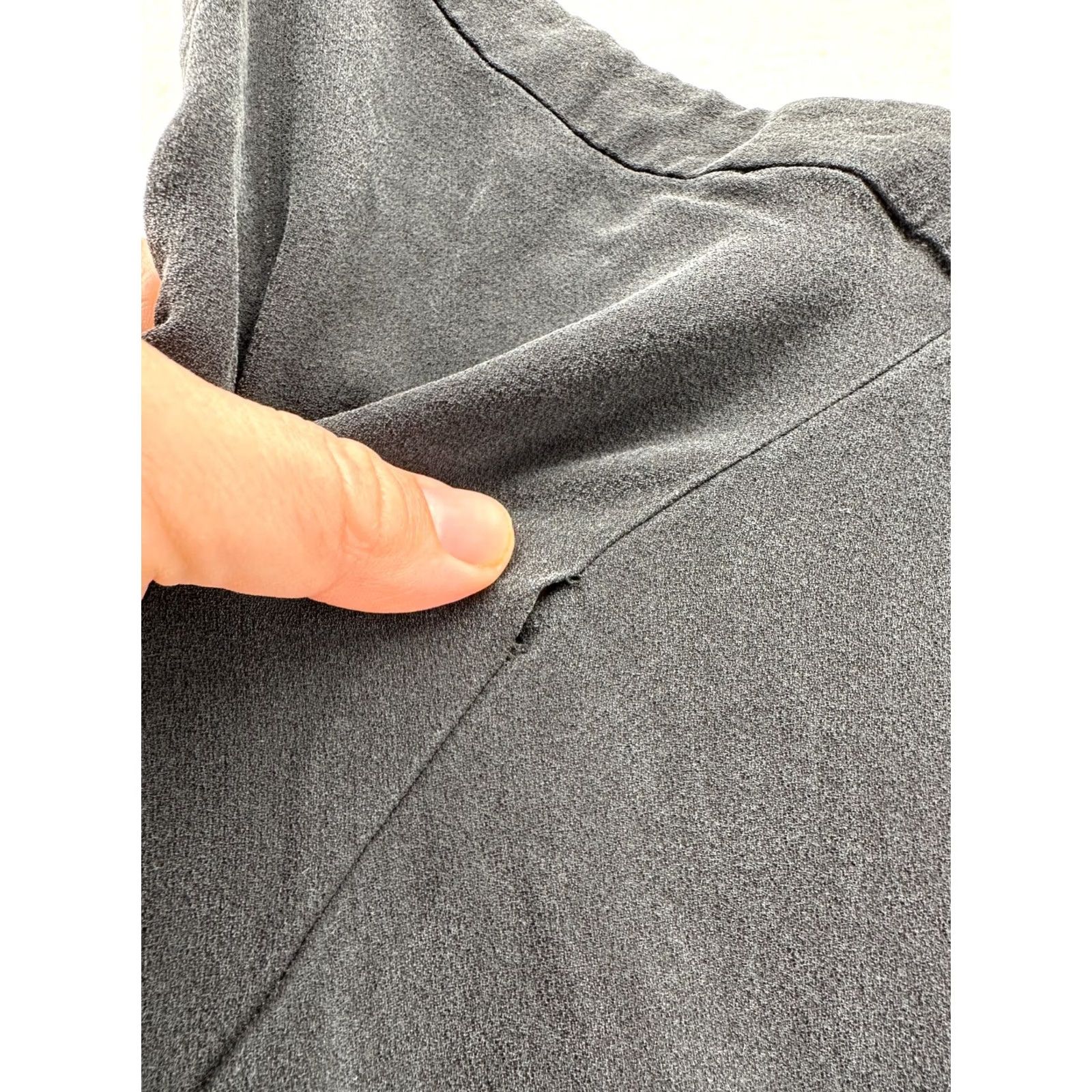 Eileen Fisher VINTAGE? No (excluded) Eileen Fisher A-Line Dress Black Women's M Silk Sleeveless V-Neck Pullover Size M / US 6-8 / IT 42-44 - 7 Thumbnail