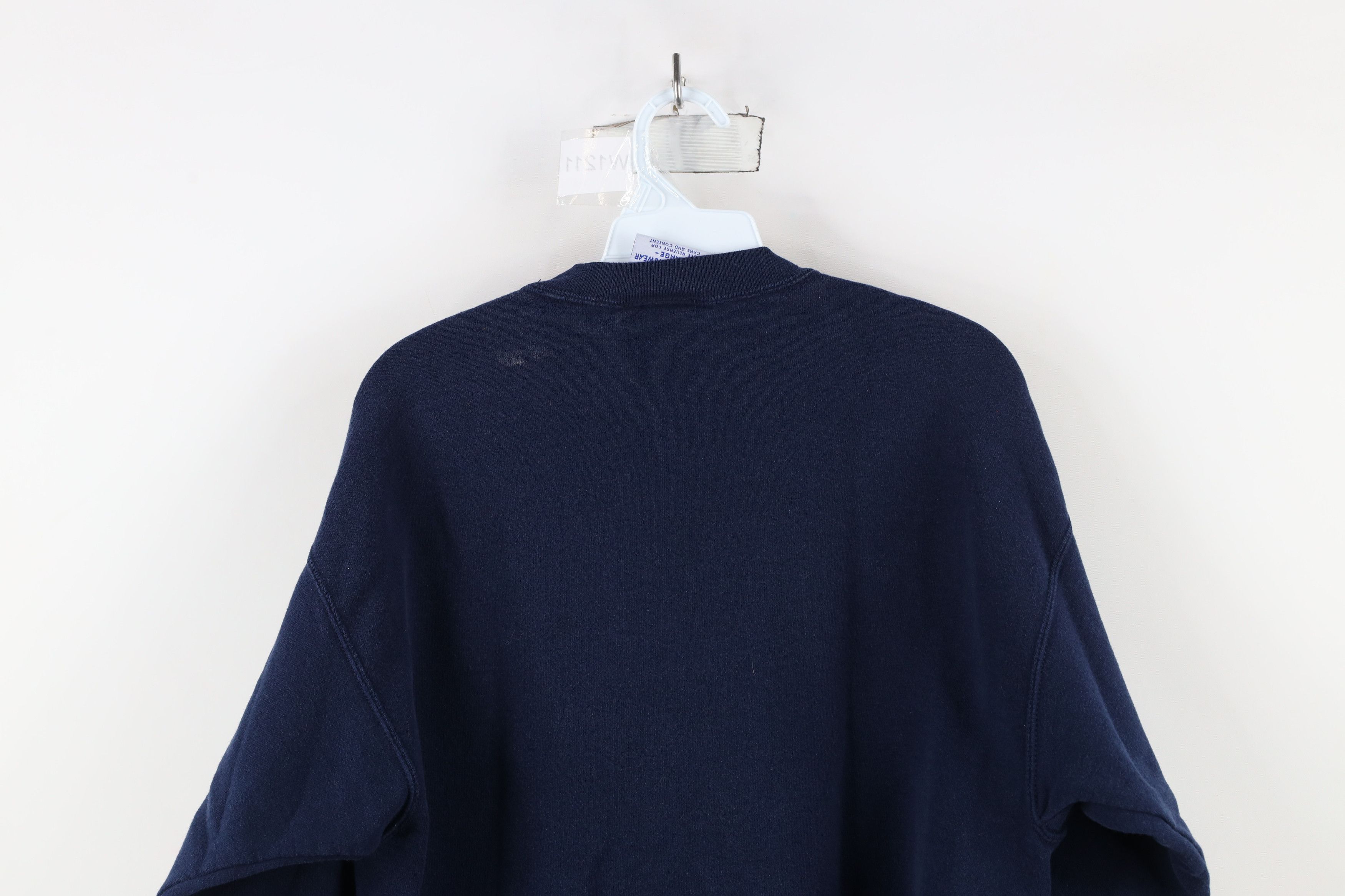 Vintage Vintage 90s Dame University Football Sweatshirt Blue USA Size US L / EU 52-54 / 3 - 11 Thumbnail