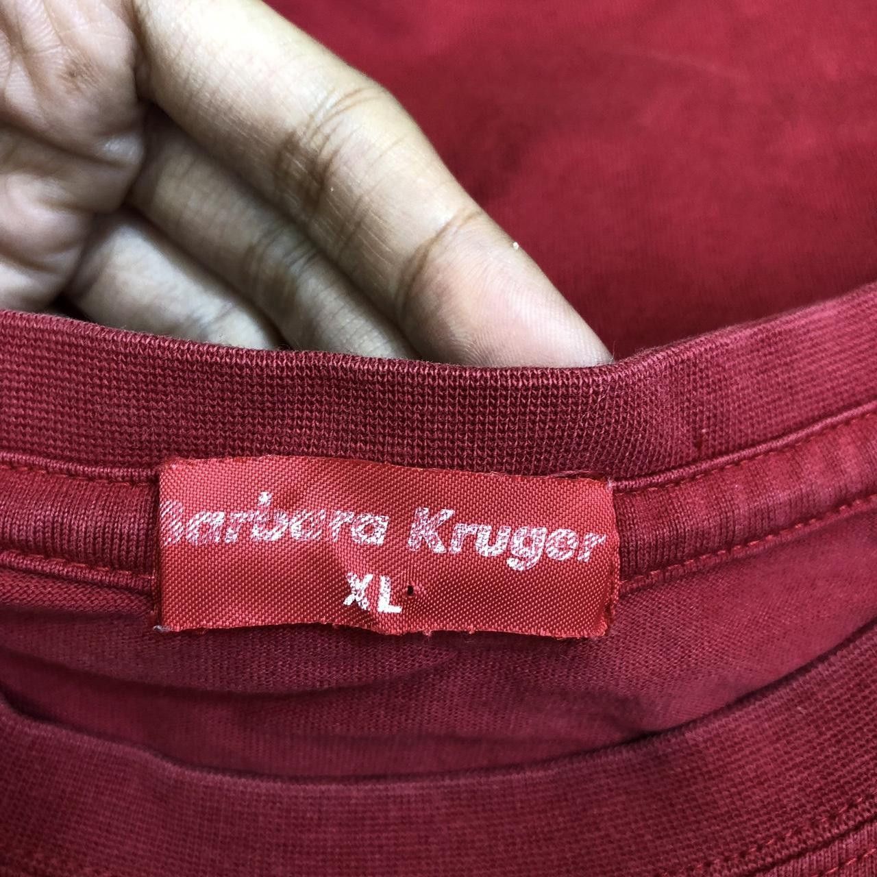 Barbara Kruger Vintage BARBARA KRUGER Your Comfort My Silence Art Tee Shirt Size US XL / EU 56 / 4 - 5 Thumbnail
