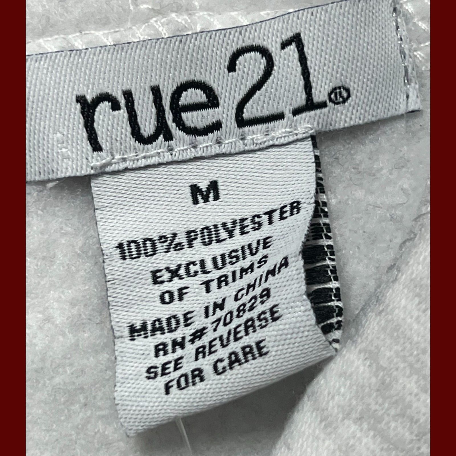 rue21 Rue 21 - Unisex Long Sleeve Hooded Sweatshirt - Grey - Mediu Size M / US 6-8 / IT 42-44 - 9 Thumbnail