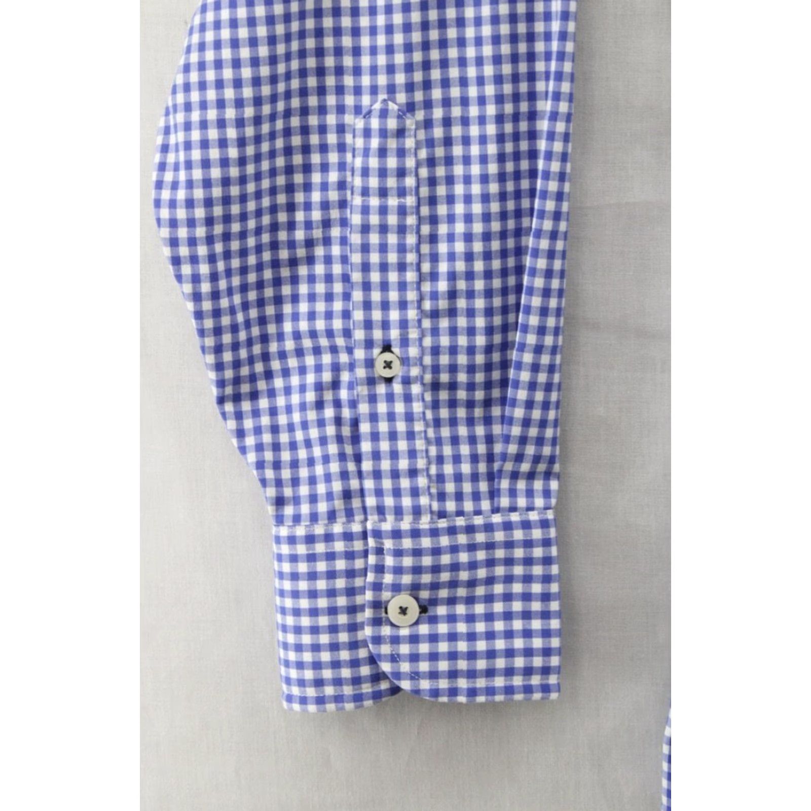 UNTUCKit UNTUCKit Button-Up Shirt Men’s XXL Blue White Gingham Check Nylon Spandex Preppy Casual Dressy Classic Comfort Size US XXL / EU 58 / 5 - 3 Thumbnail