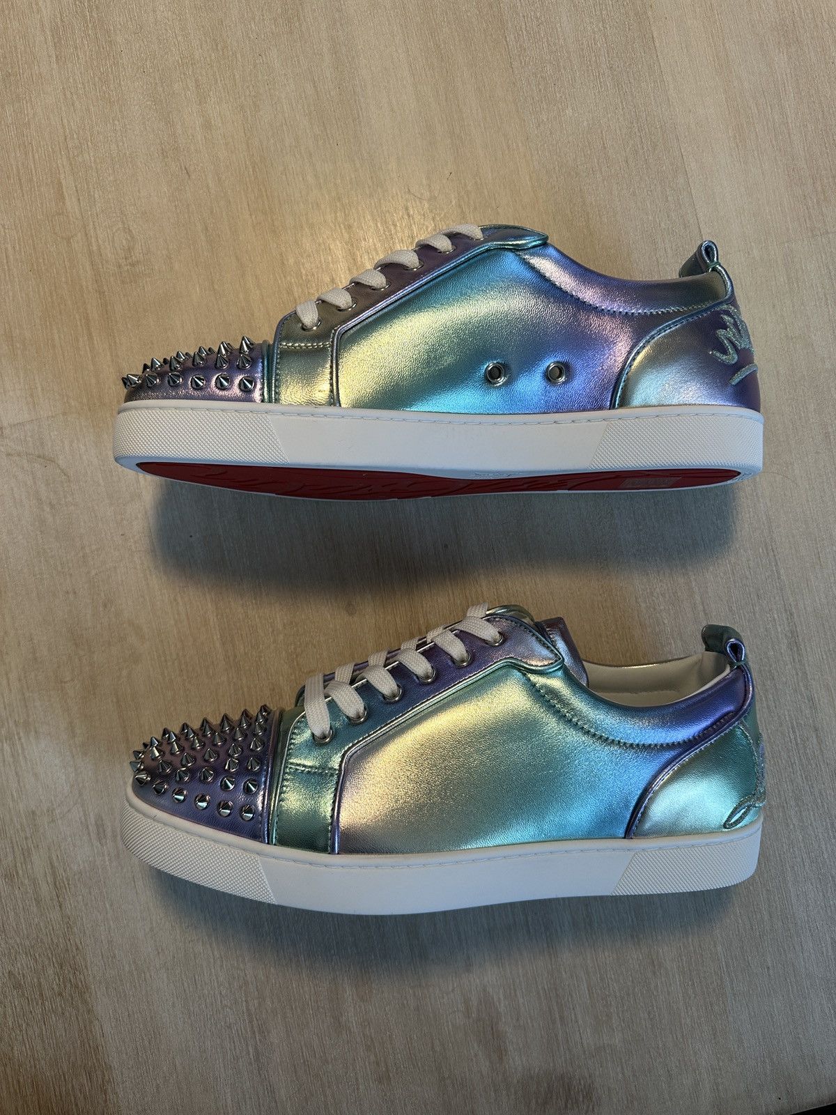 Christian Louboutin Christian Louboutin Fun Louis Junior Spikes Flat Size US 11.5 / EU 44-45 - 6 Thumbnail